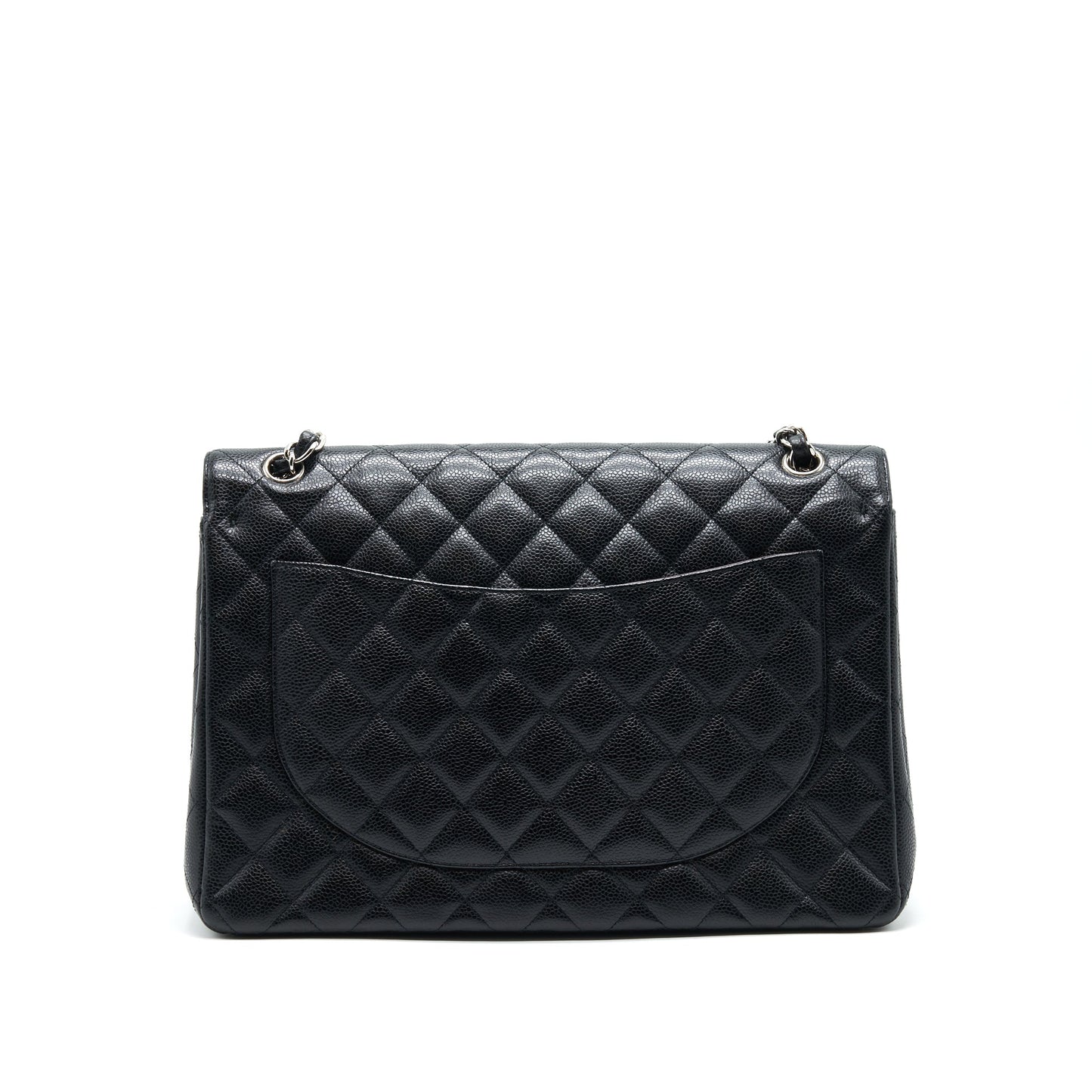 Chanel Maxi Flap Caviar SHW Black Shoulder Bag
