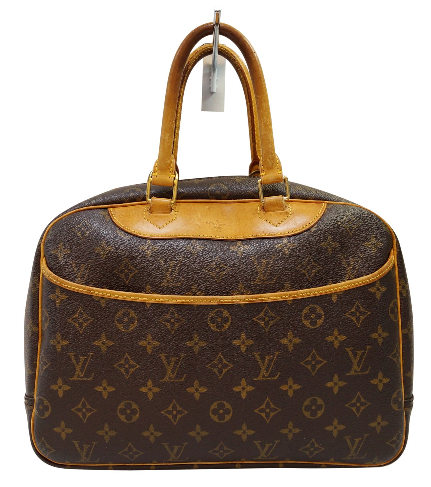Louis Deauville Boston Satchel Bag Canvas Monogram Travel Bag