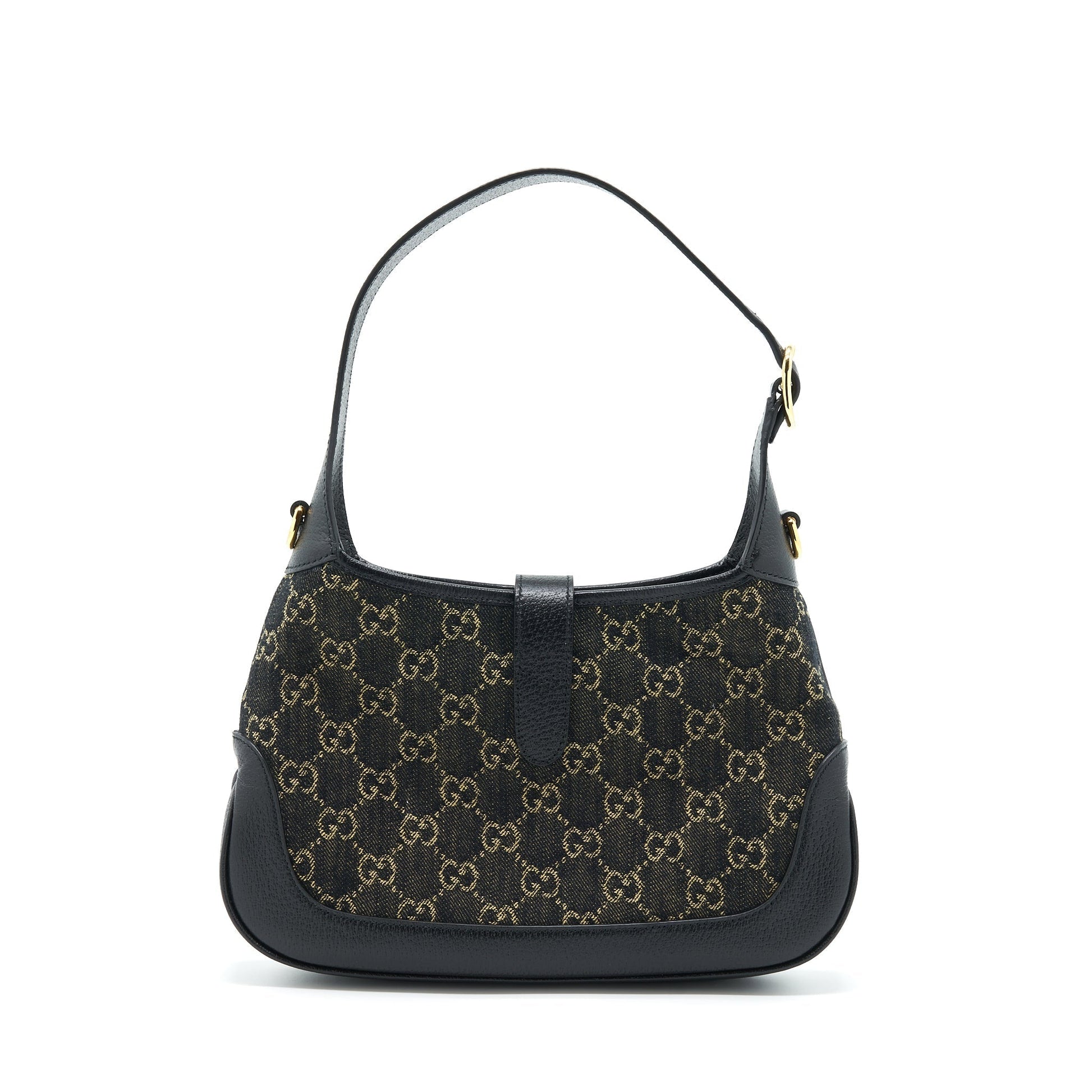 Gucci Jackie Small Shoulder Bag Leather Denim