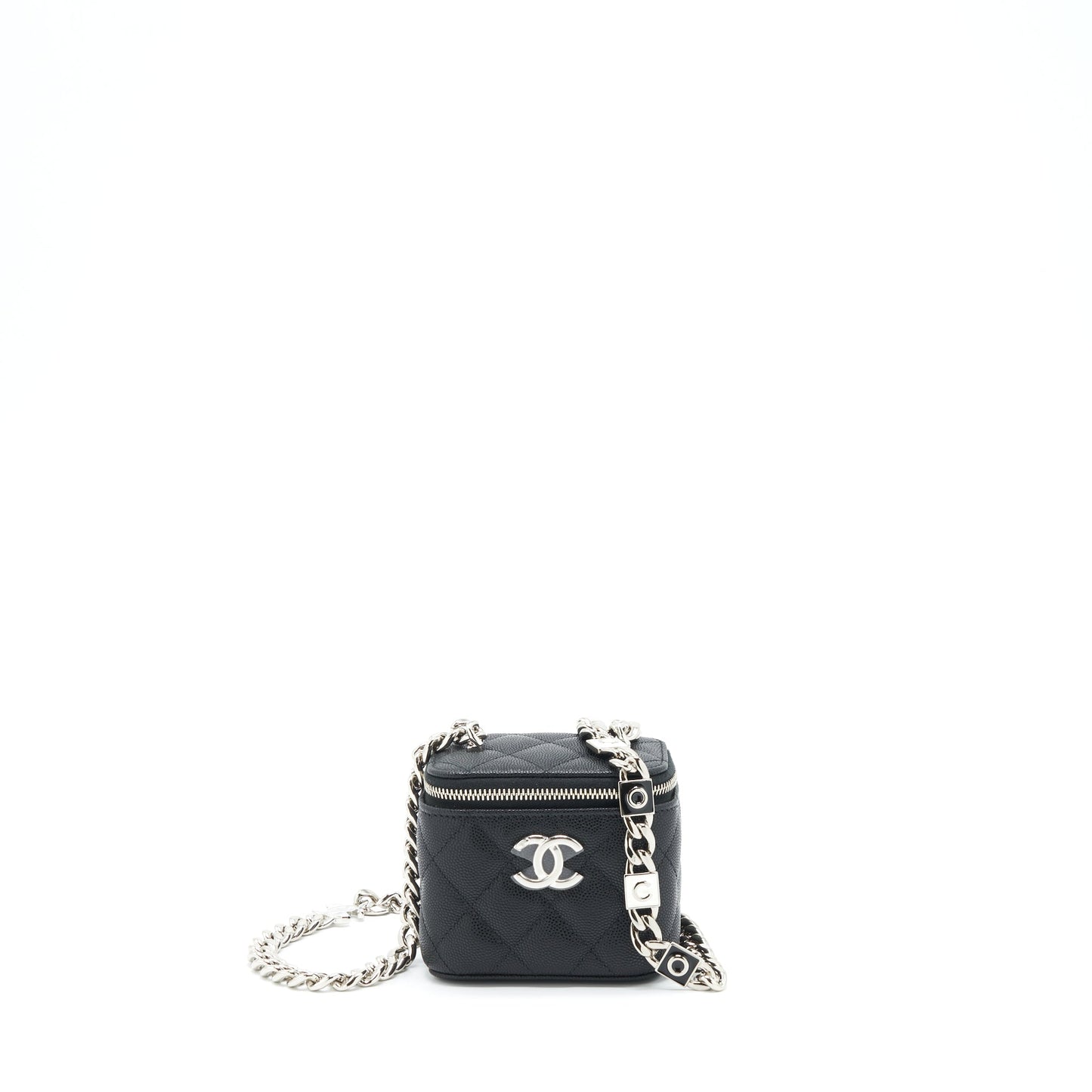 Chanel 22S vanity giant caviar HW Black Mini Bag
