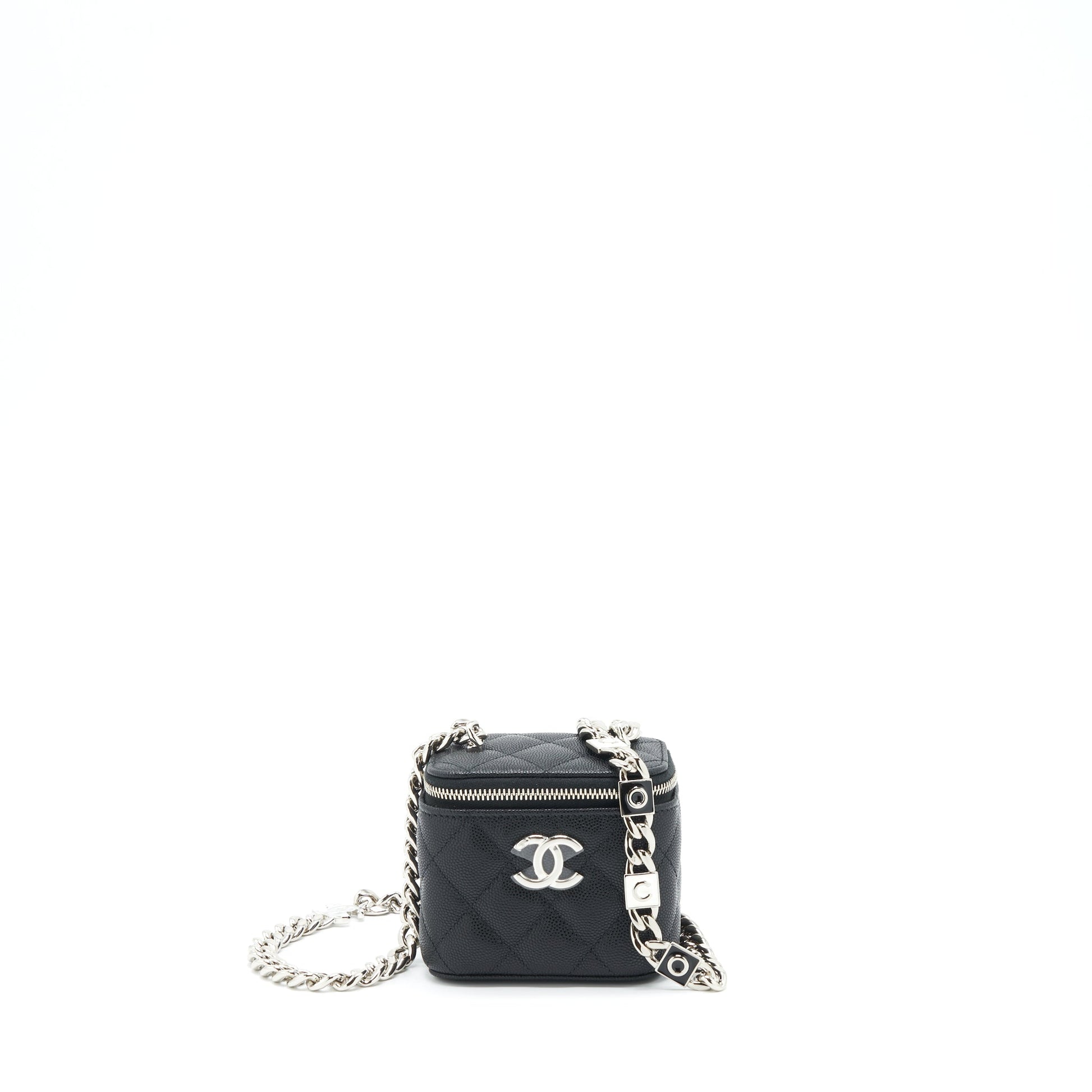 Chanel 22S vanity giant caviar HW Black Mini Bag