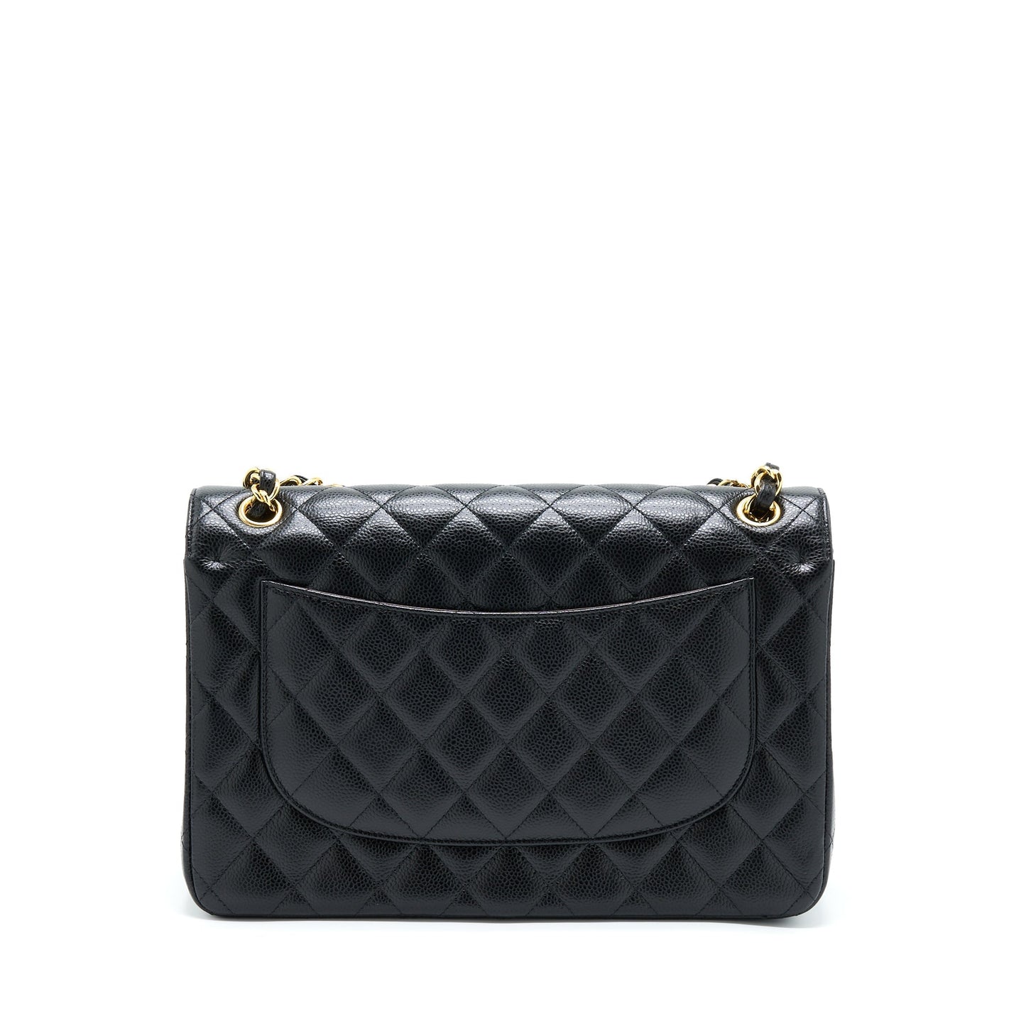 Chanel Classic Jumbo Flap Caviar GHW Black Shoulder Bag