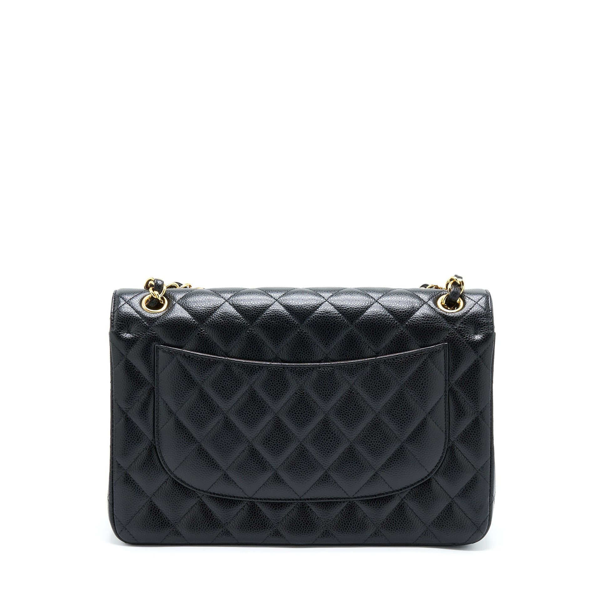 Chanel Classic Jumbo Flap Caviar GHW Black Shoulder Bag
