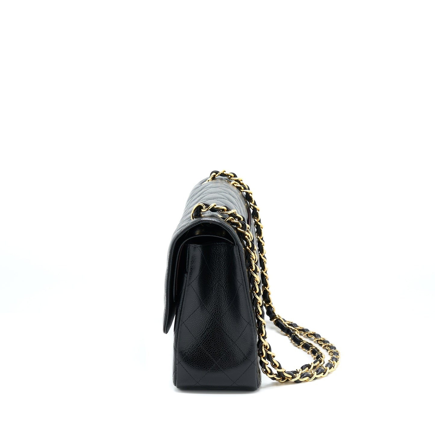 Chanel Classic Jumbo Flap Caviar GHW Black Shoulder Bag