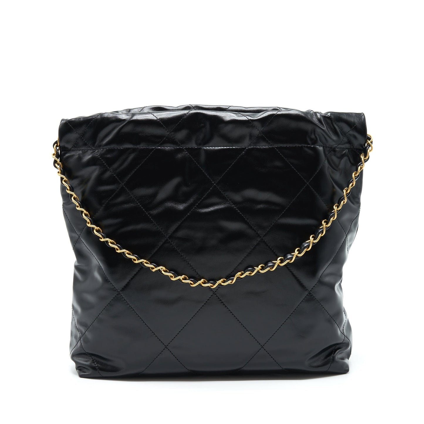 Chanel 22 GHW microchip Black Small Handbag