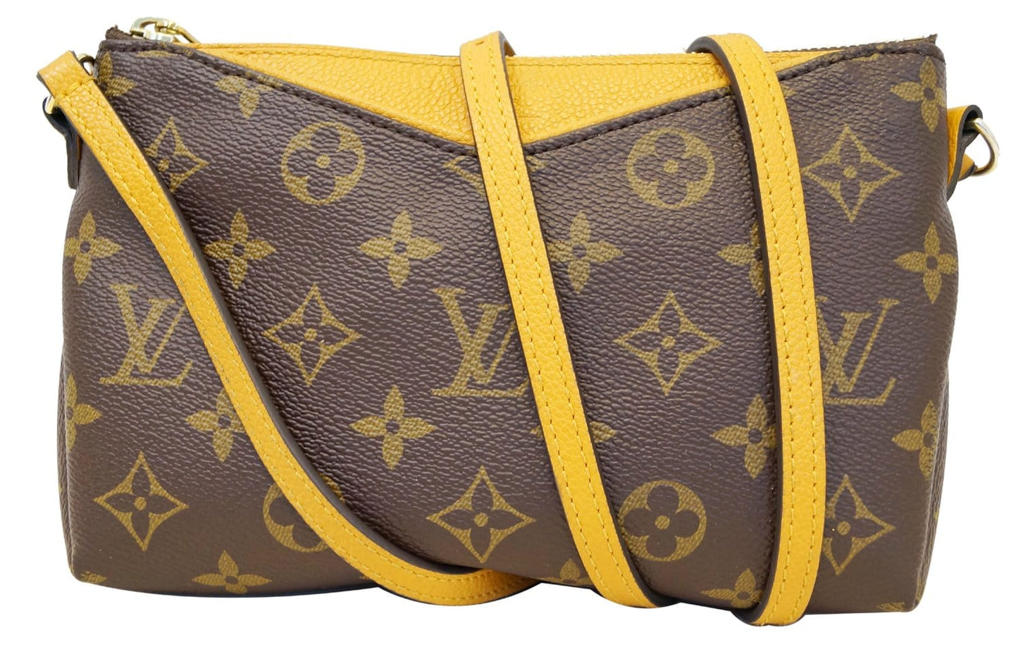 Louis Pallas Clutch Crossbody Bag Canvas Monogram
