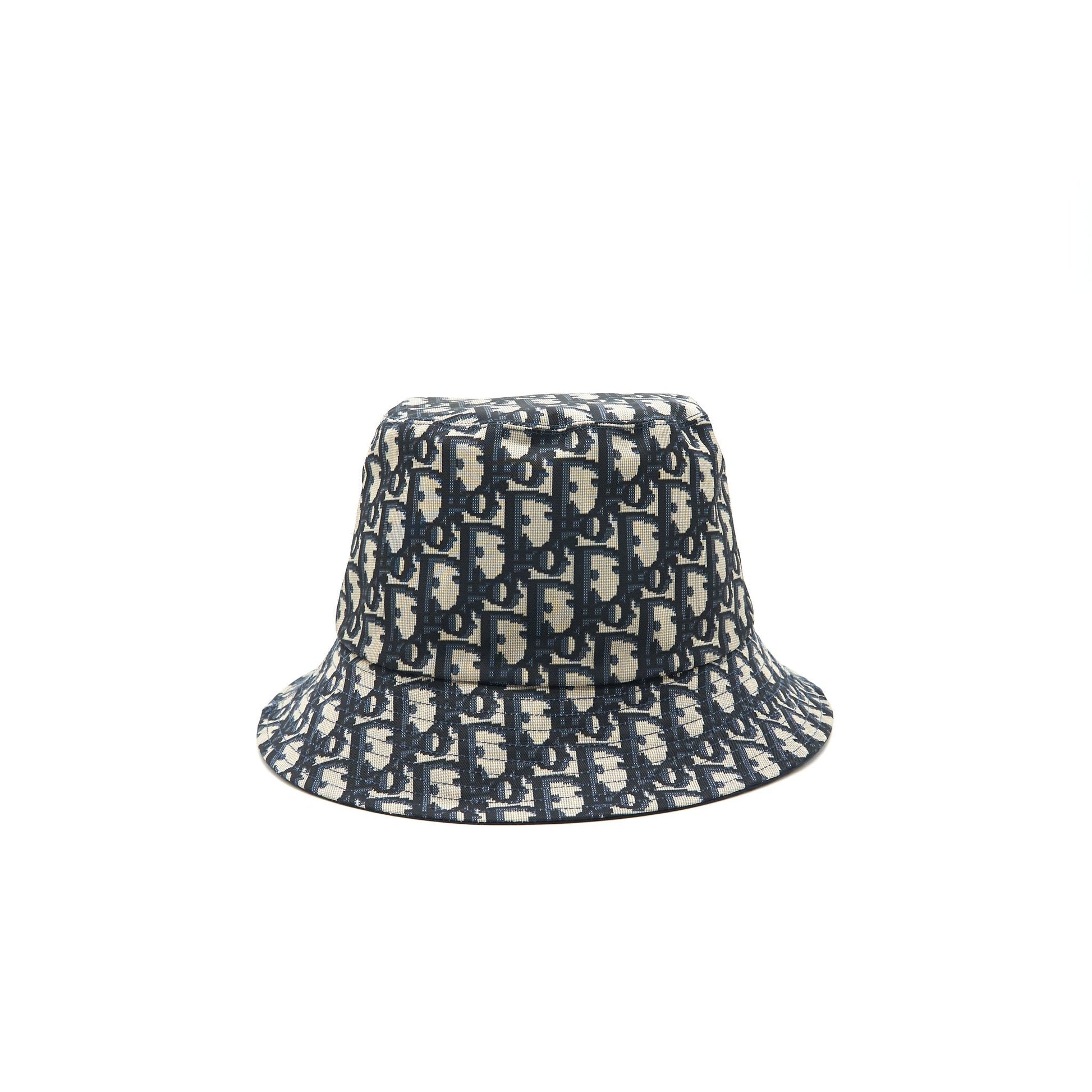 Dior Size Reversible Teddy D Brim Hat Handbag Small Bucket Bucket Bag