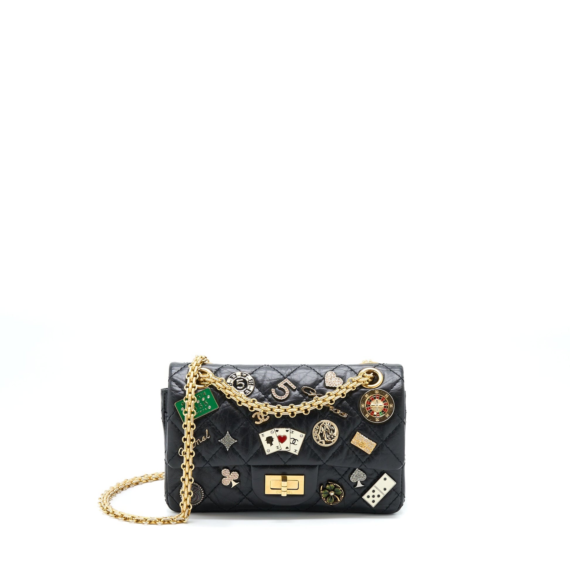 Chanel 2.55 Reissue Flap Lucky Charms Casino Key Chain