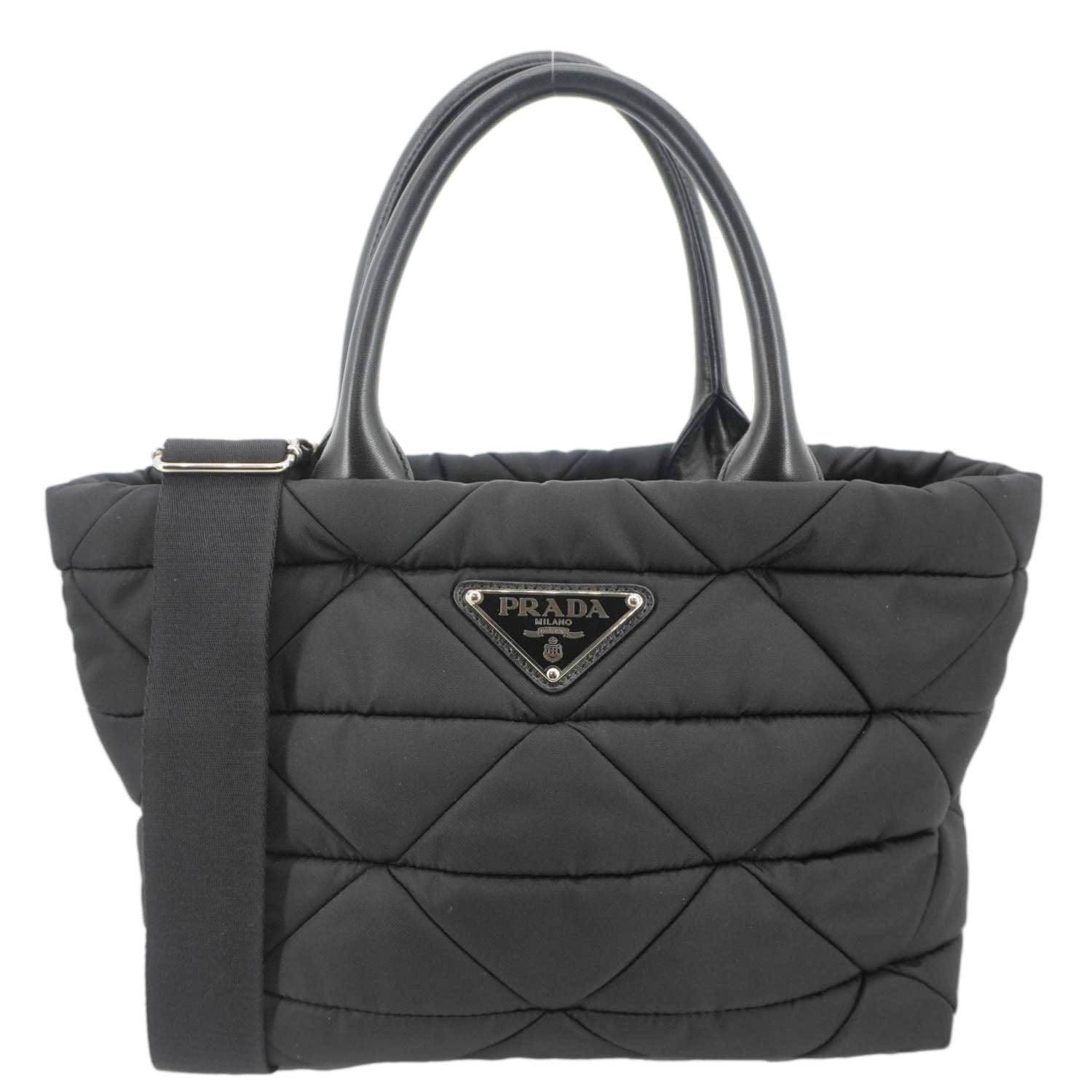 Padded Re Tote Bag Nylon Black