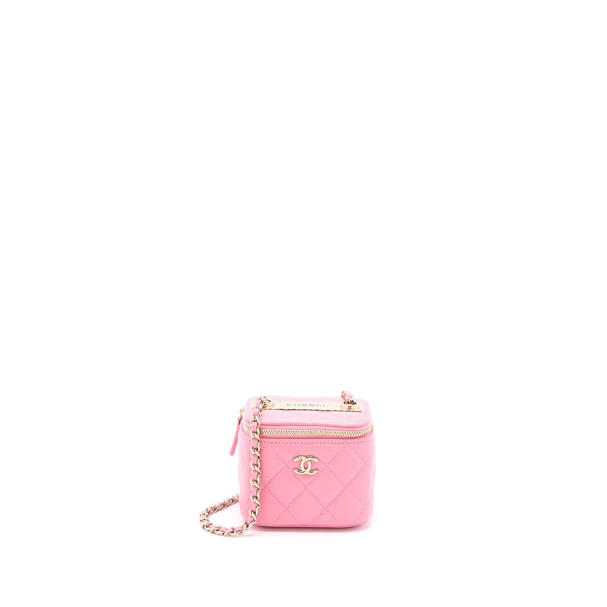 Chanel Trendy CC Vanity Lambskin LGHW Pink Mini Bag