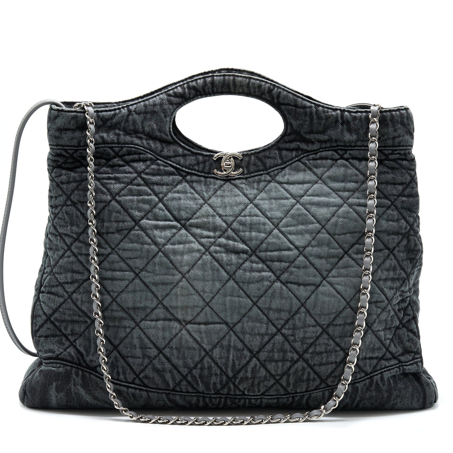 Chanel 31 Danim SHW Grey Handbag