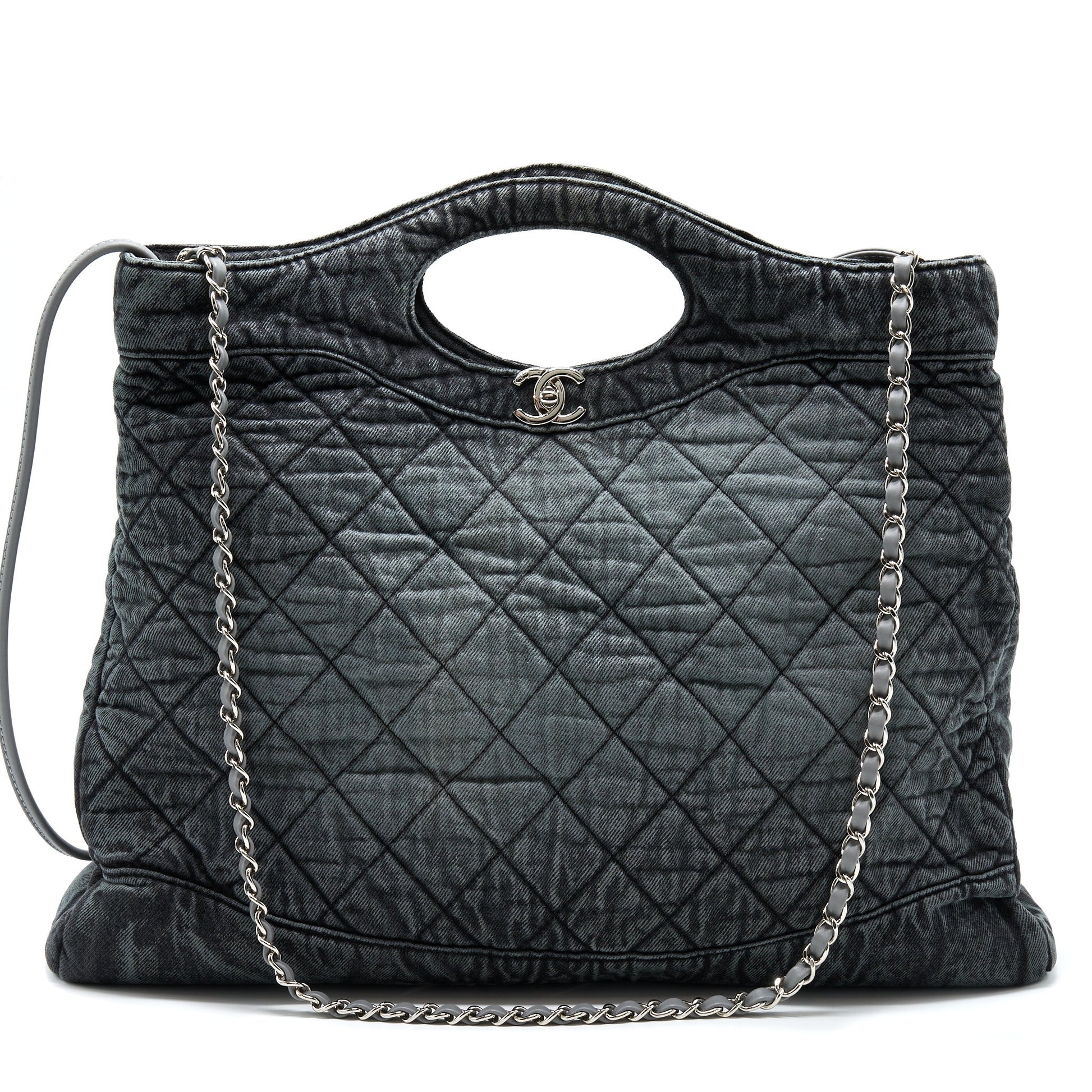 Chanel 31 Danim SHW Grey Handbag
