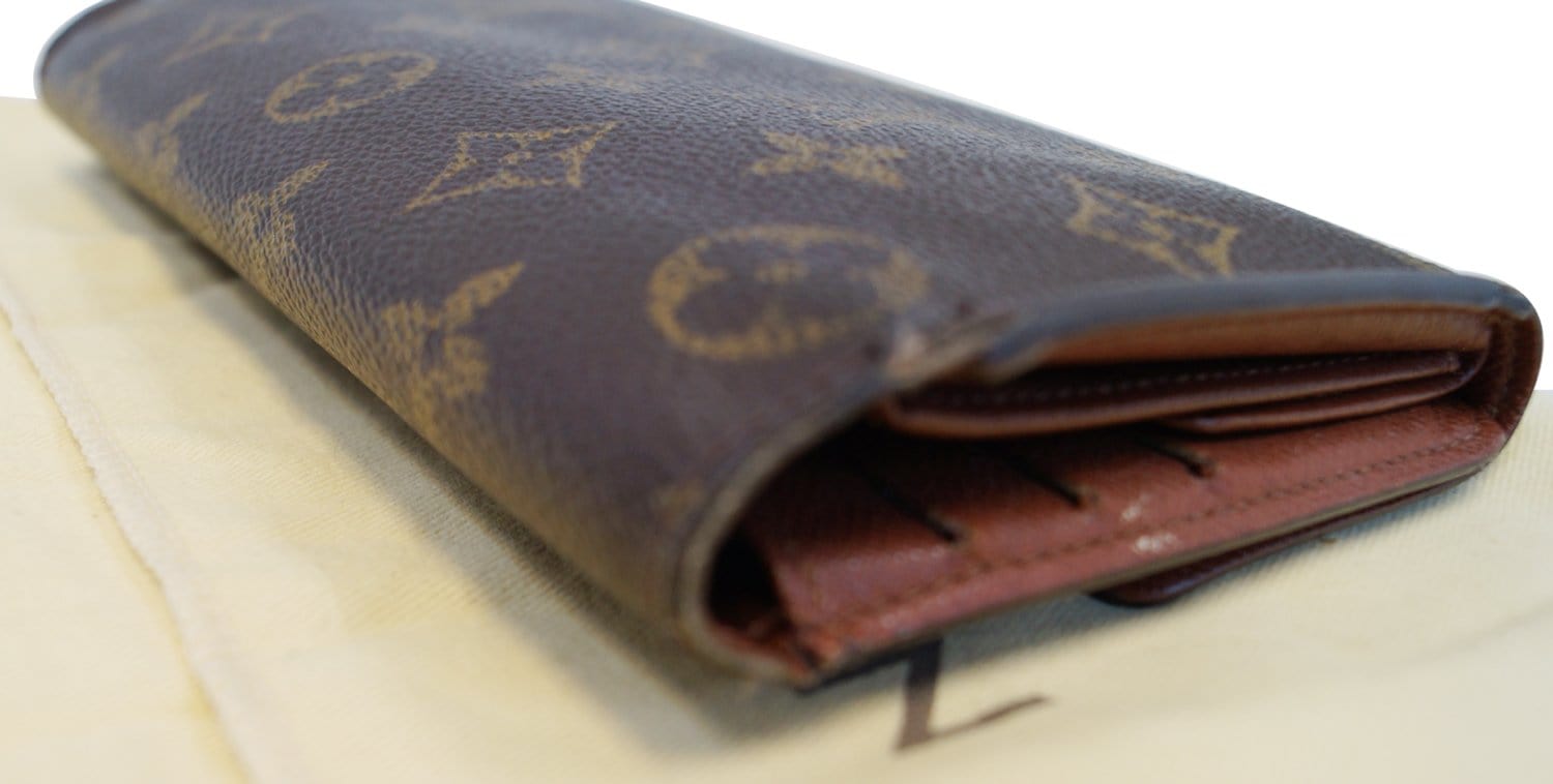 Louis Porte Tresor International Wallet Clutch Bag Canvas Monogram