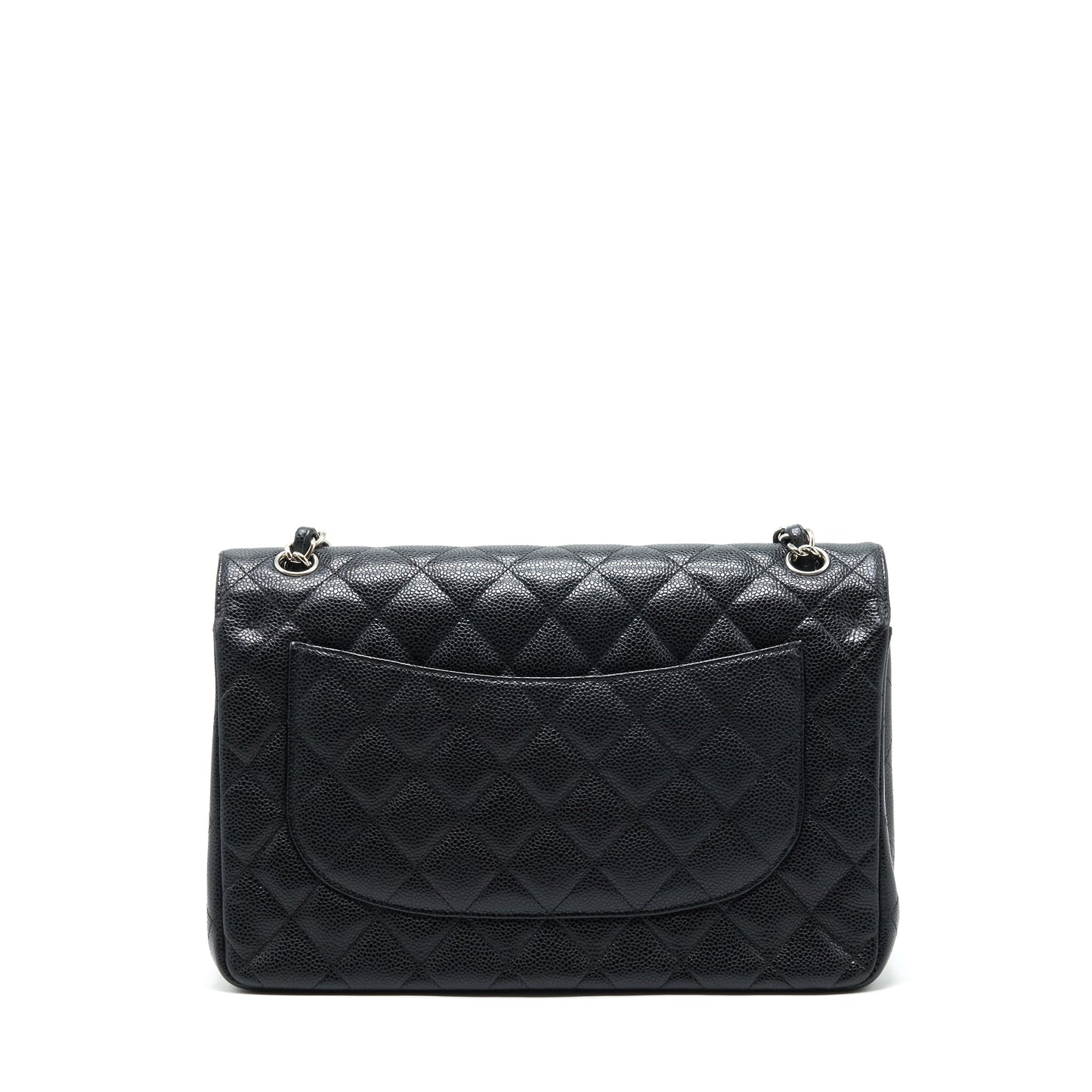 Chanel Jumbo Classic Flap Caviar SHW Black Shoulder Bag