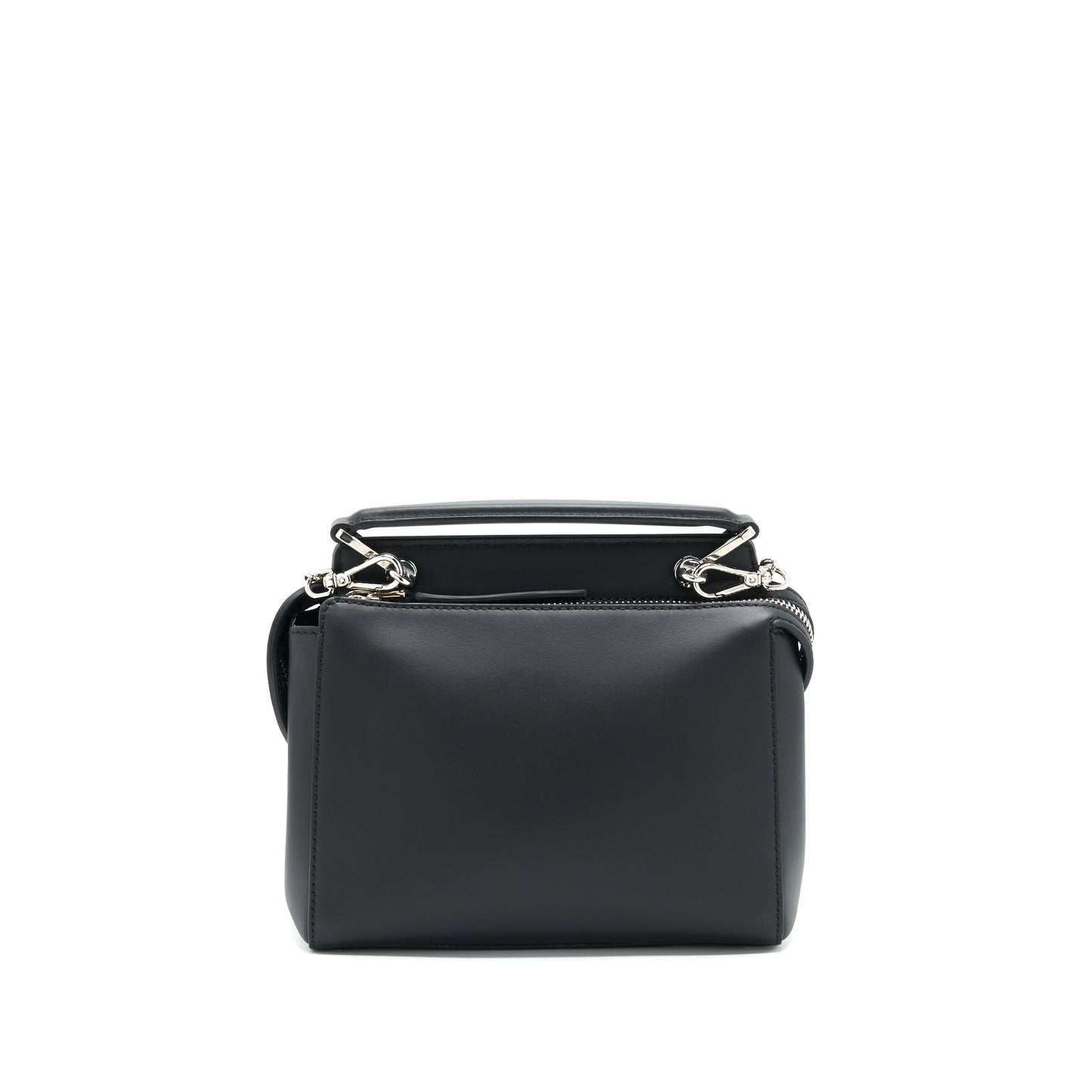 Fendi Dotcom Purse With Stitch Details Black Mini Shoulder Bag