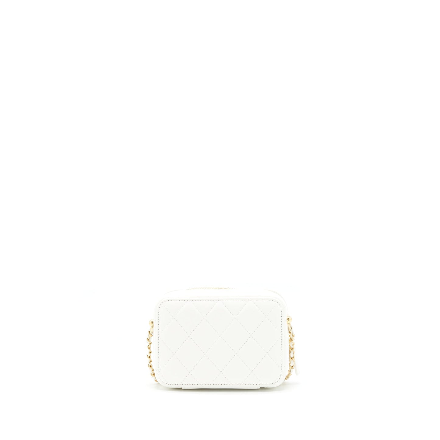 Chanel 21K ite GHW White Small Handbag