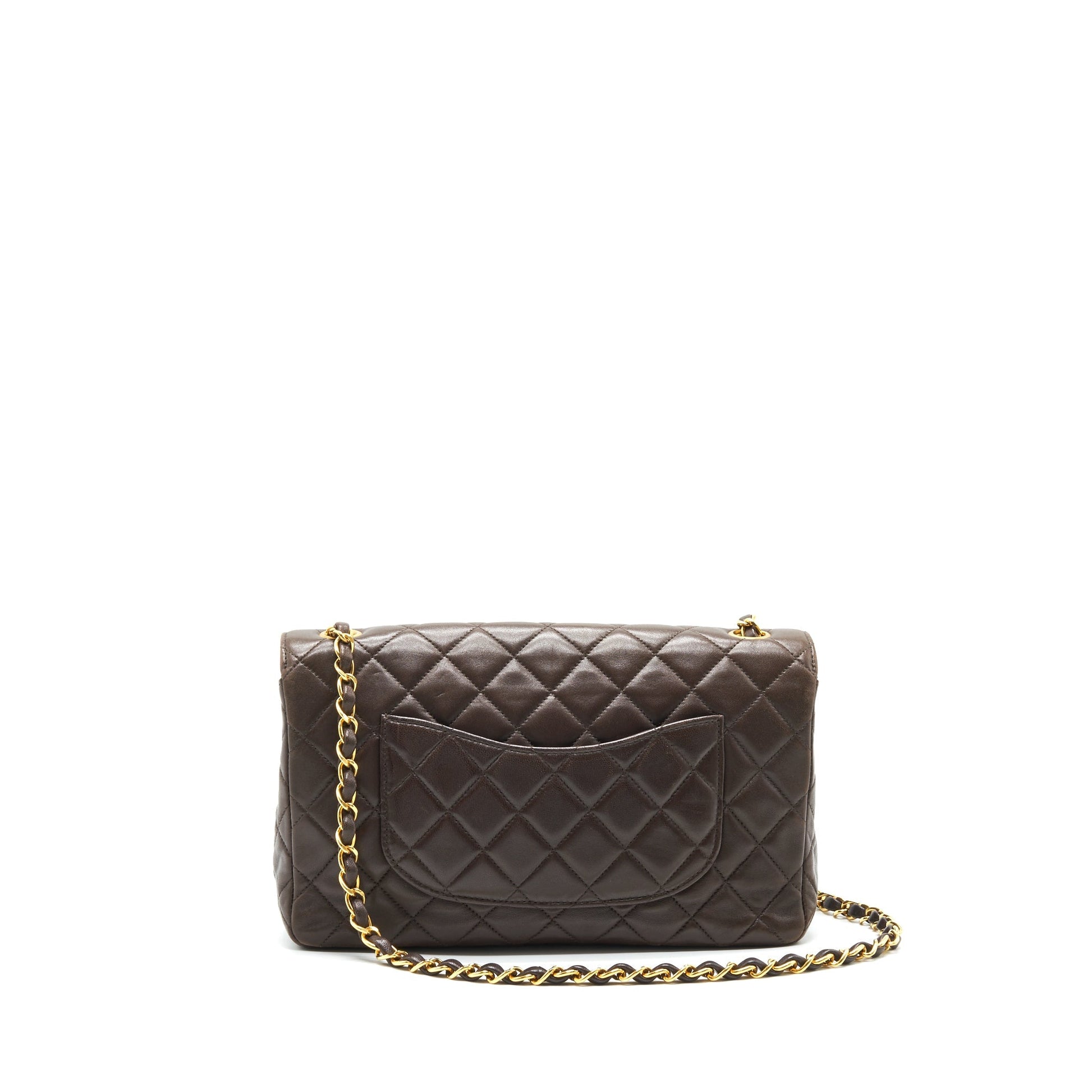 Chanel Flap Chocolate GHW Shoulder Bag