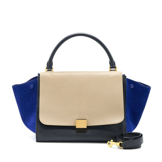Celine Trapeze Purse Multicolour Handbag Travel Bag