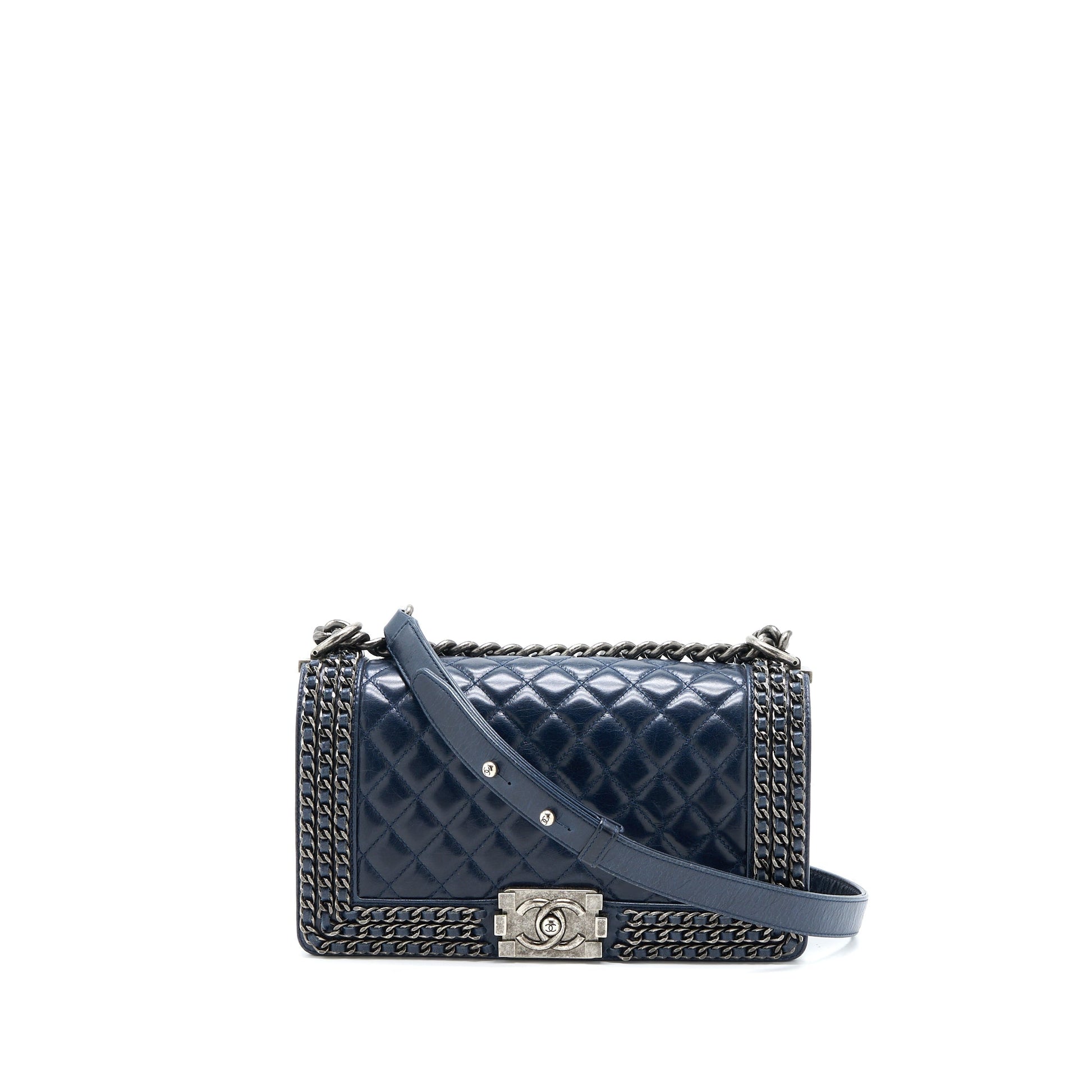 Chanel Boy Limited Edition Edge Aged Calfskin Handbag