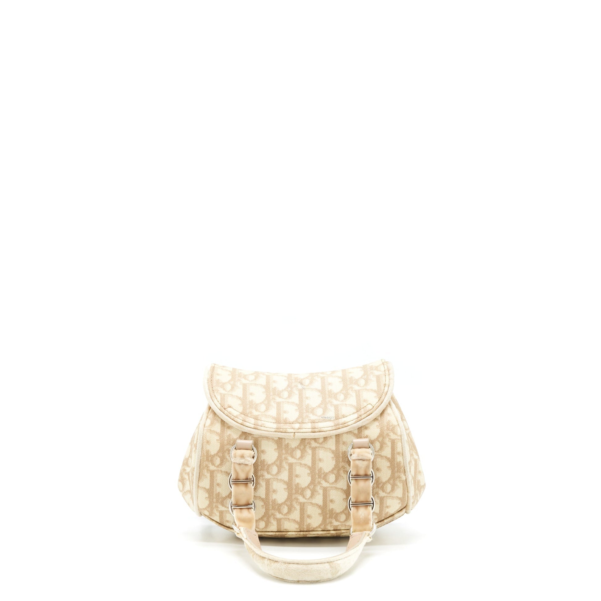 Dior Handle Purse Oblique Velvet Handbag Mini Travel Bag