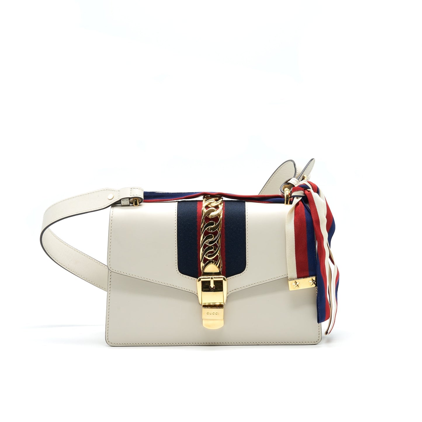 Gucci Sylvie Bag White Small Travel Bag