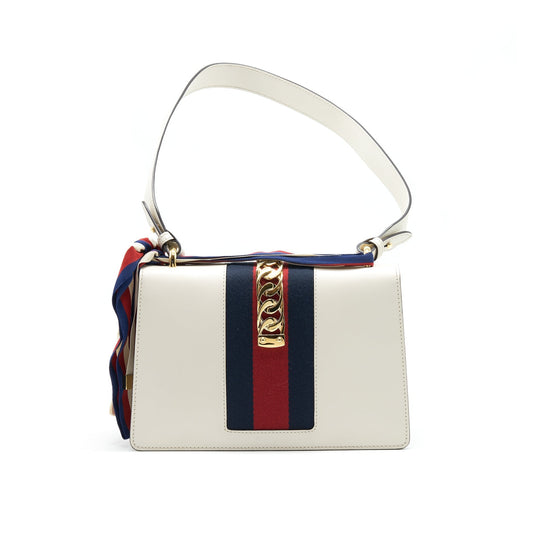 Gucci Sylvie Bag White Small Travel Bag