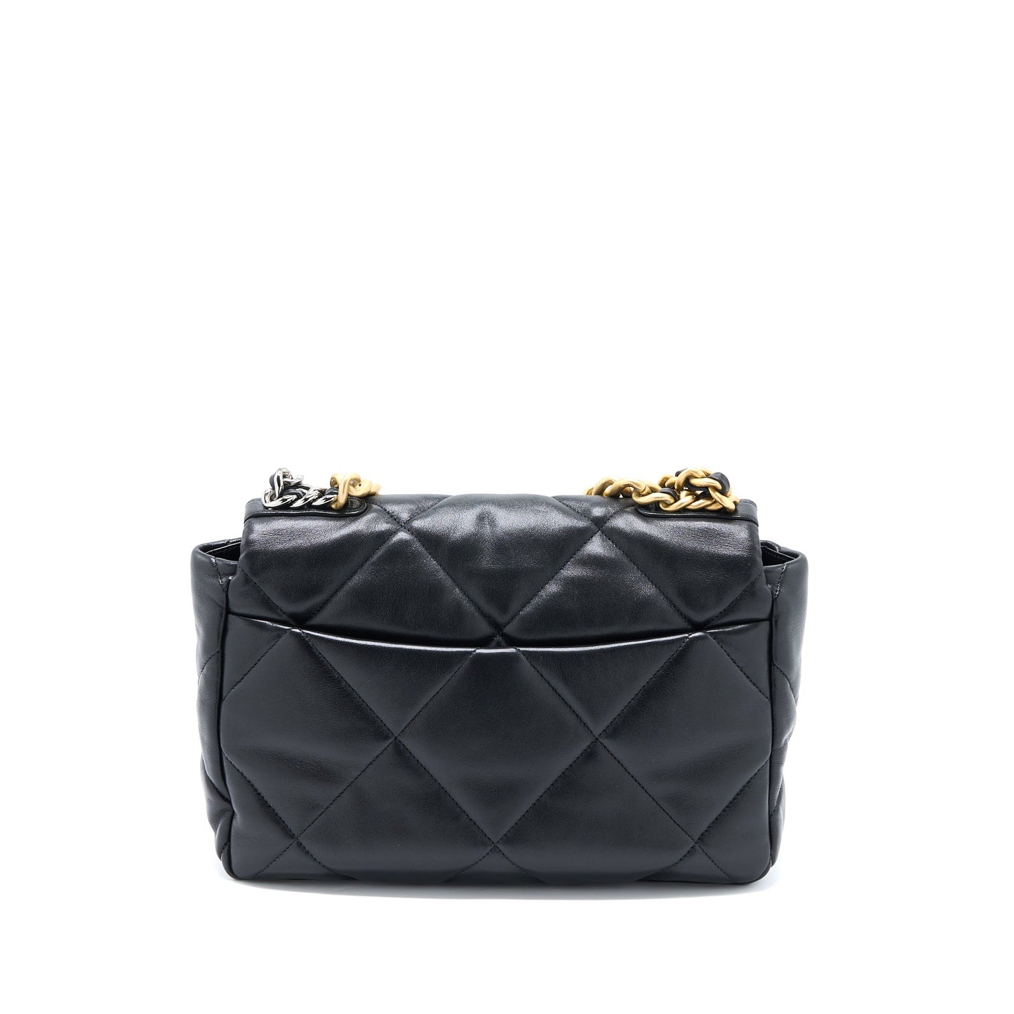 Chanel 19 Lambskin Hardware Multicolour Black Handbag