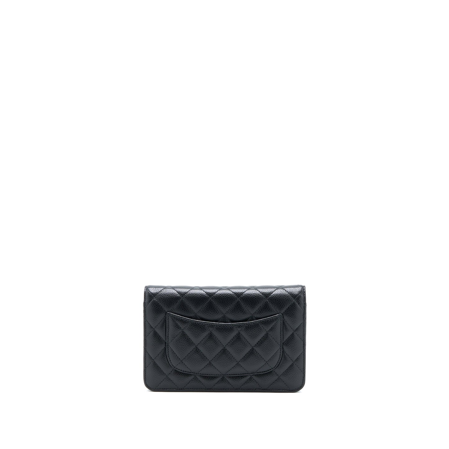 Chanel Classic on Caviar SHW Microchip Black Wallet Case Microchip 5