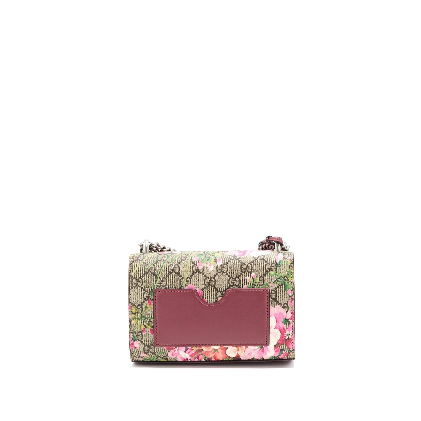 Gucci Padlock Crossbody Bag Flower Print Supreme Shw Canvas Chain