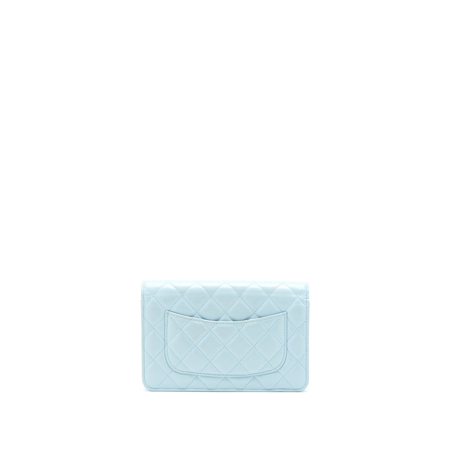 Chanel 2.55 Reissue On Aged Calfskin Light Blue Wallet Case