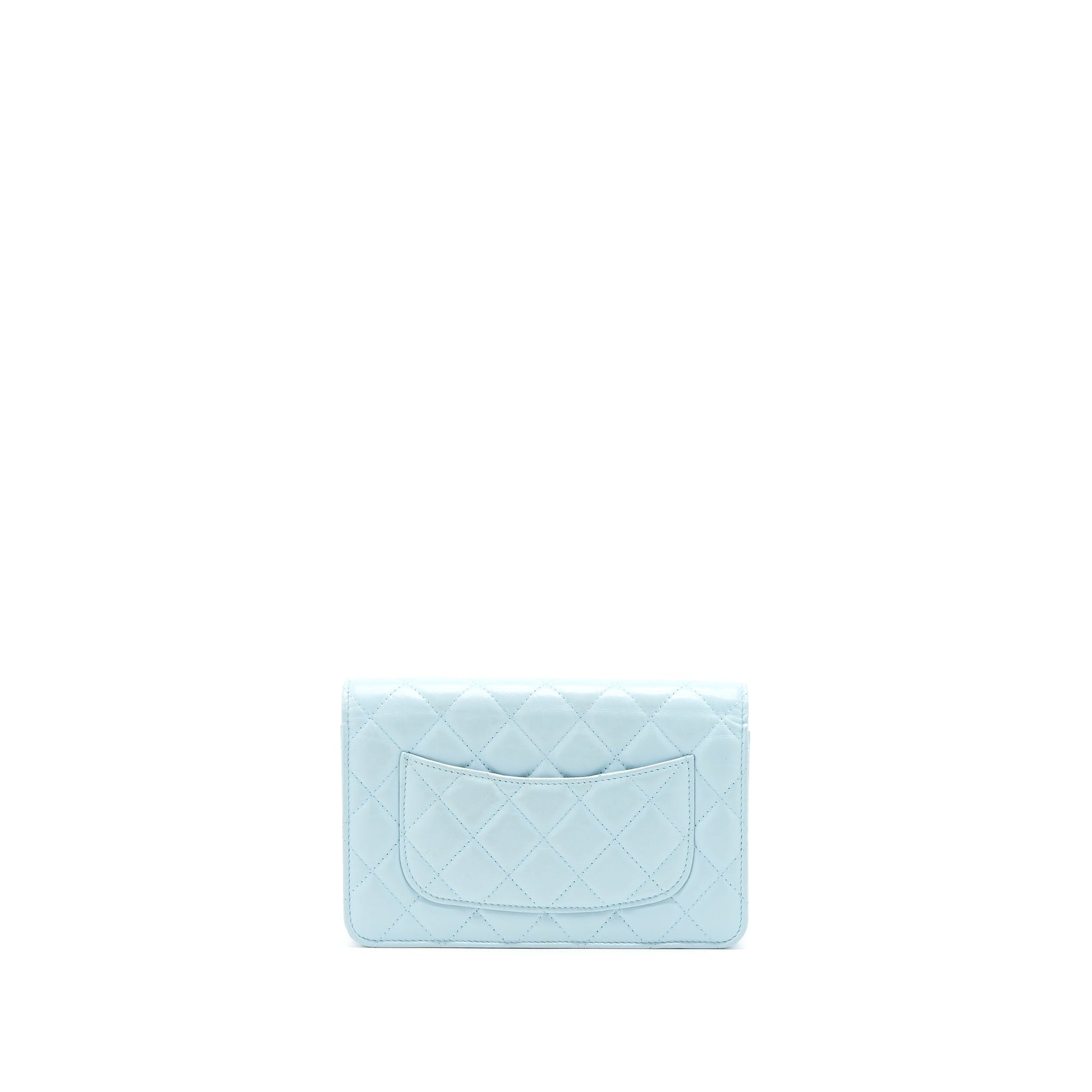 Chanel 2.55 Reissue On Aged Calfskin Light Blue Wallet Case