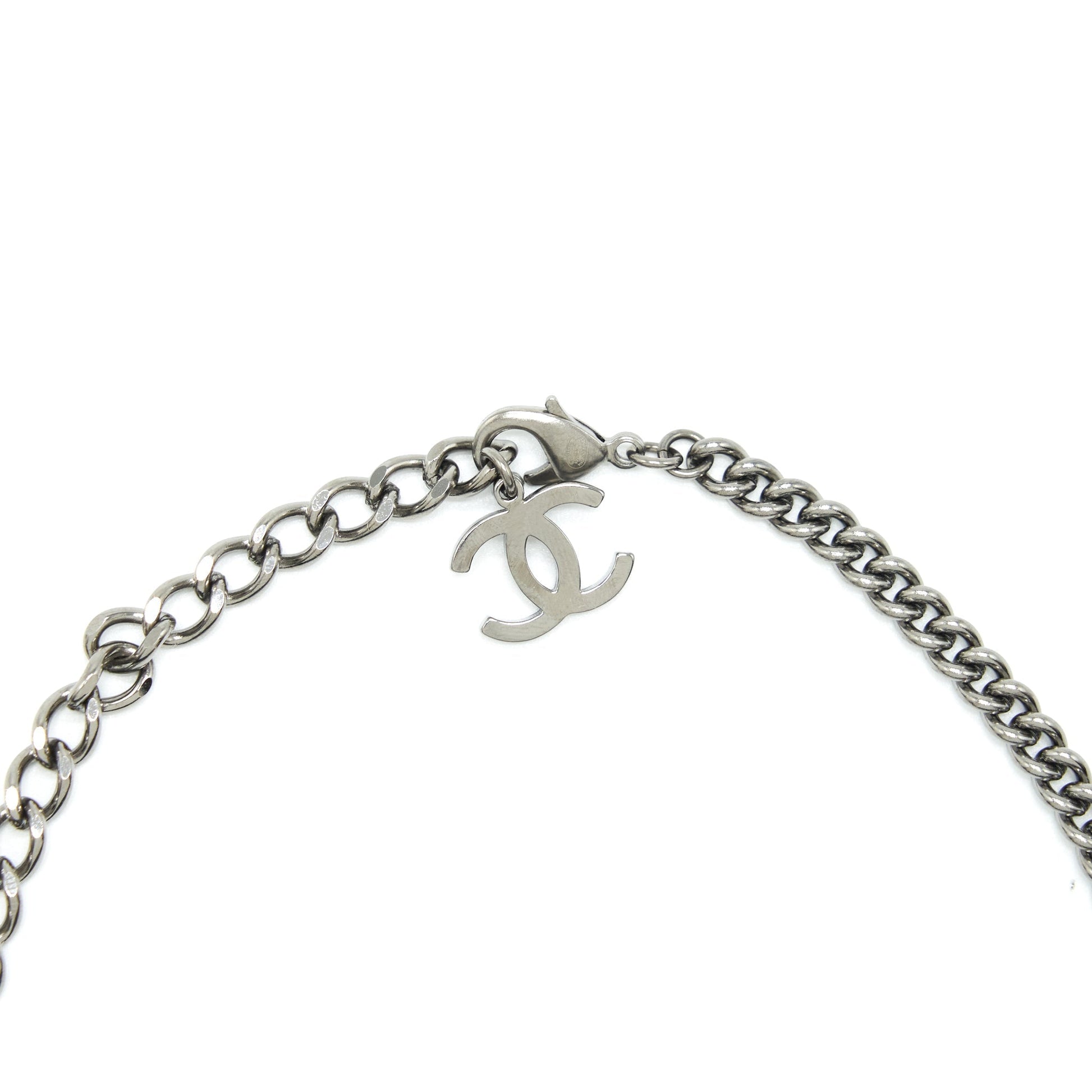 Chanel choker crystal charms Key Chain