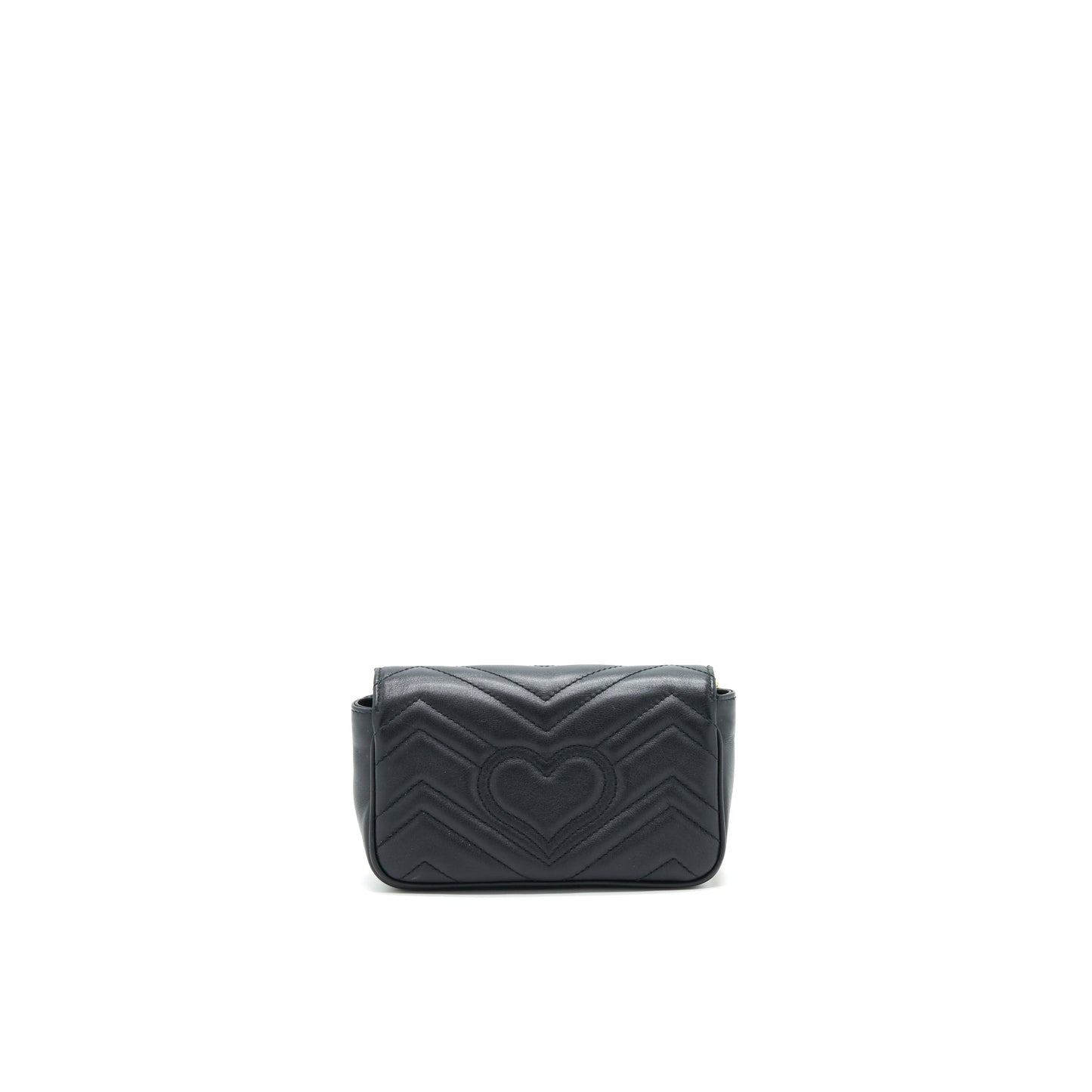 Gucci Marmont Super Handbag Black Mini Travel Bag
