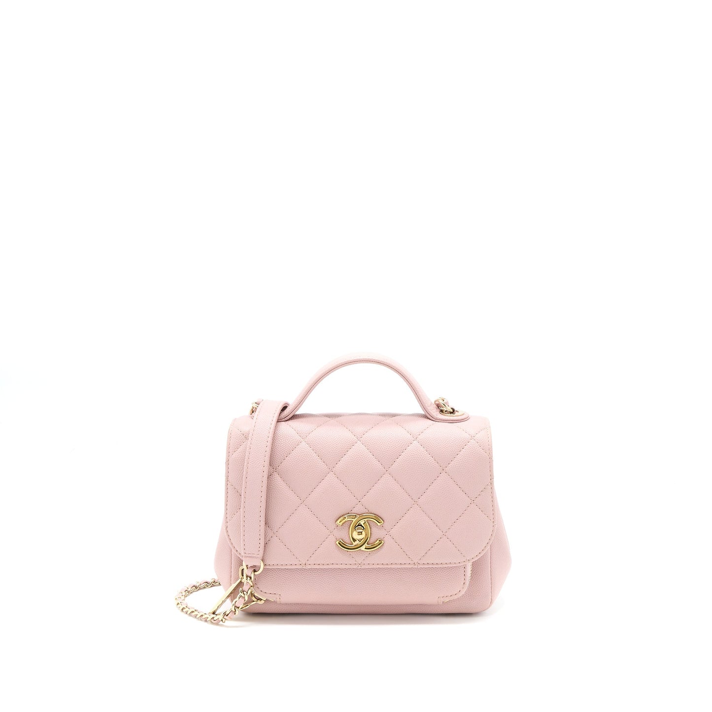 Chanel Business Affinity Caviar Light LGHW Pink Small Handbag