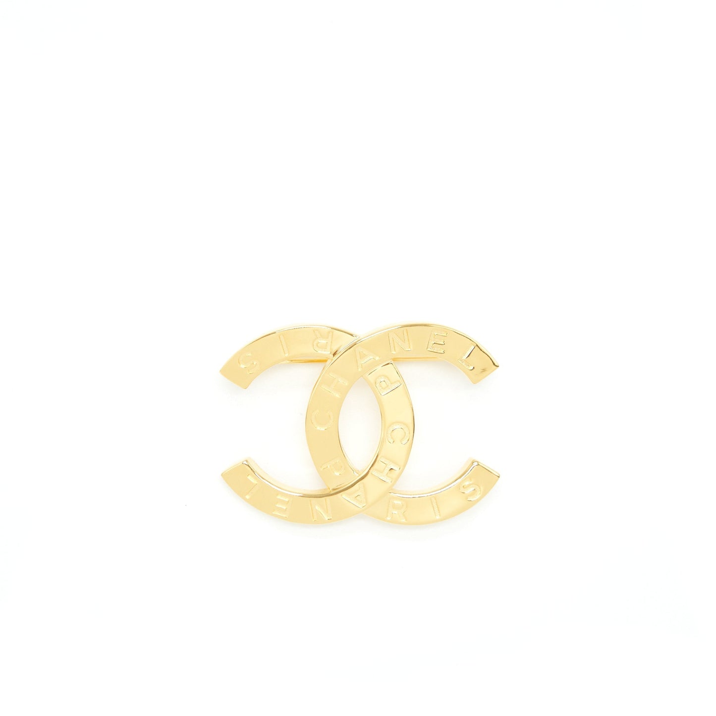 Chanel CC logo letter brooch LGHW Gold Handbag