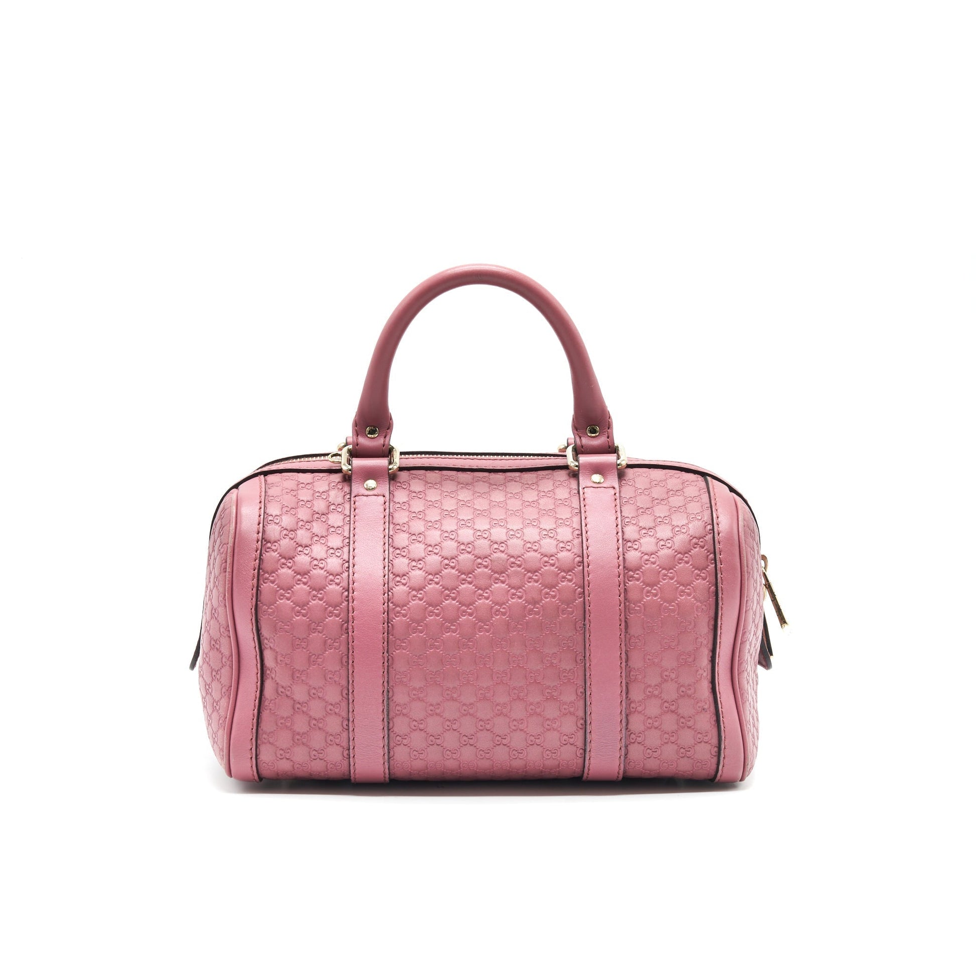 Gucci Boston Bag Calfskin Leather Travel Bag