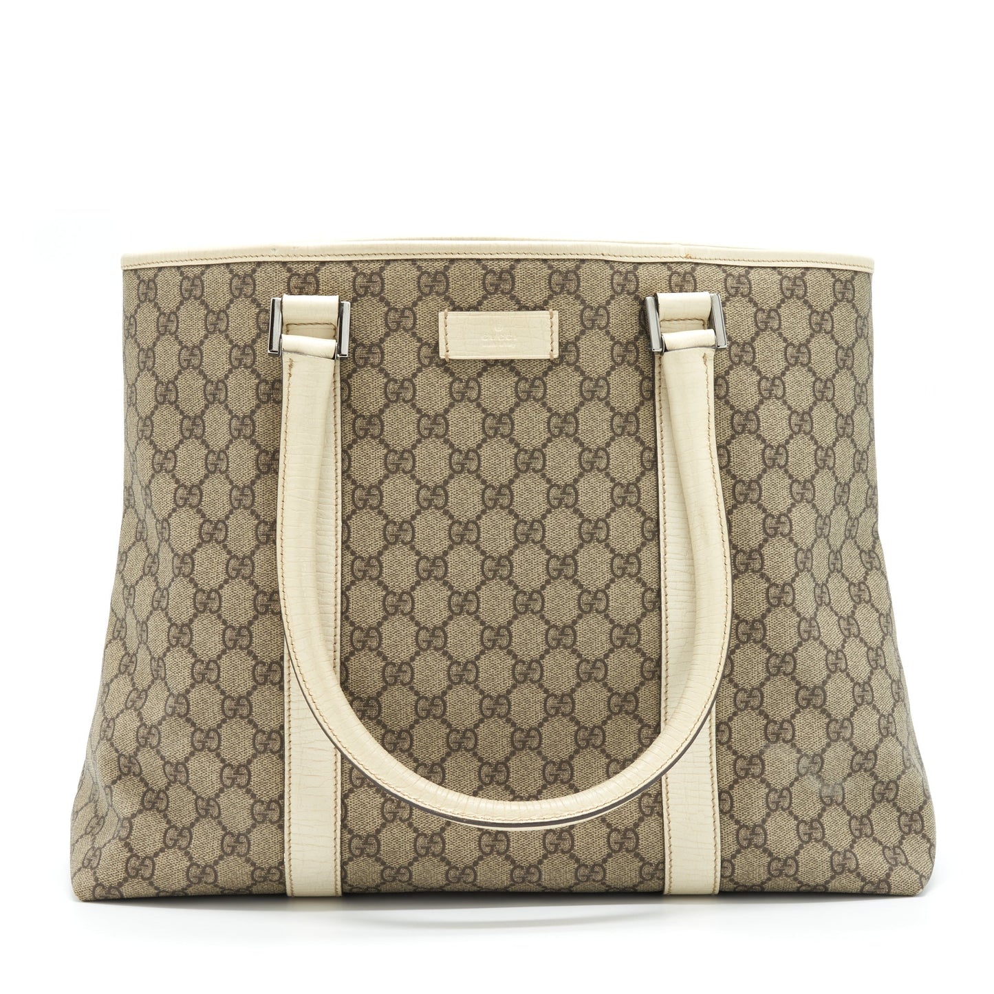 Gucci Tote Bag Supreme And Shw Leather Canvas