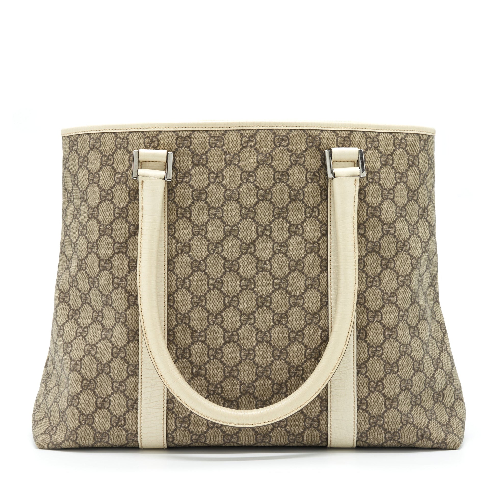 Gucci Tote Bag Supreme And Shw Leather Canvas