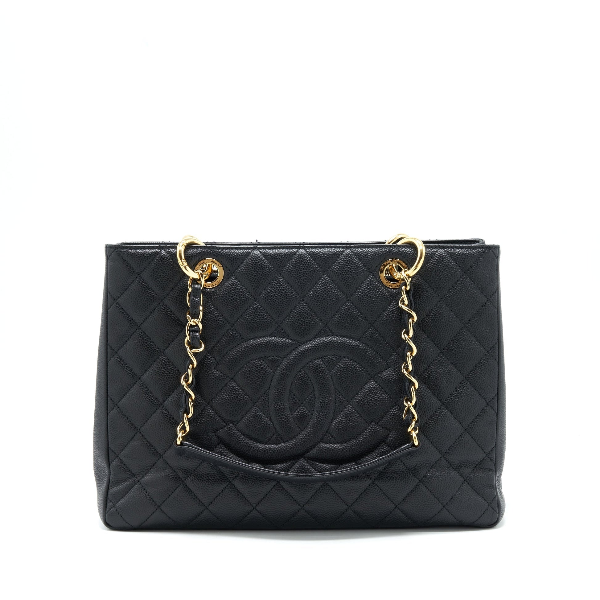 Chanel Grand Shopping Caviar GHW Black Tote Bag Shopping Bag