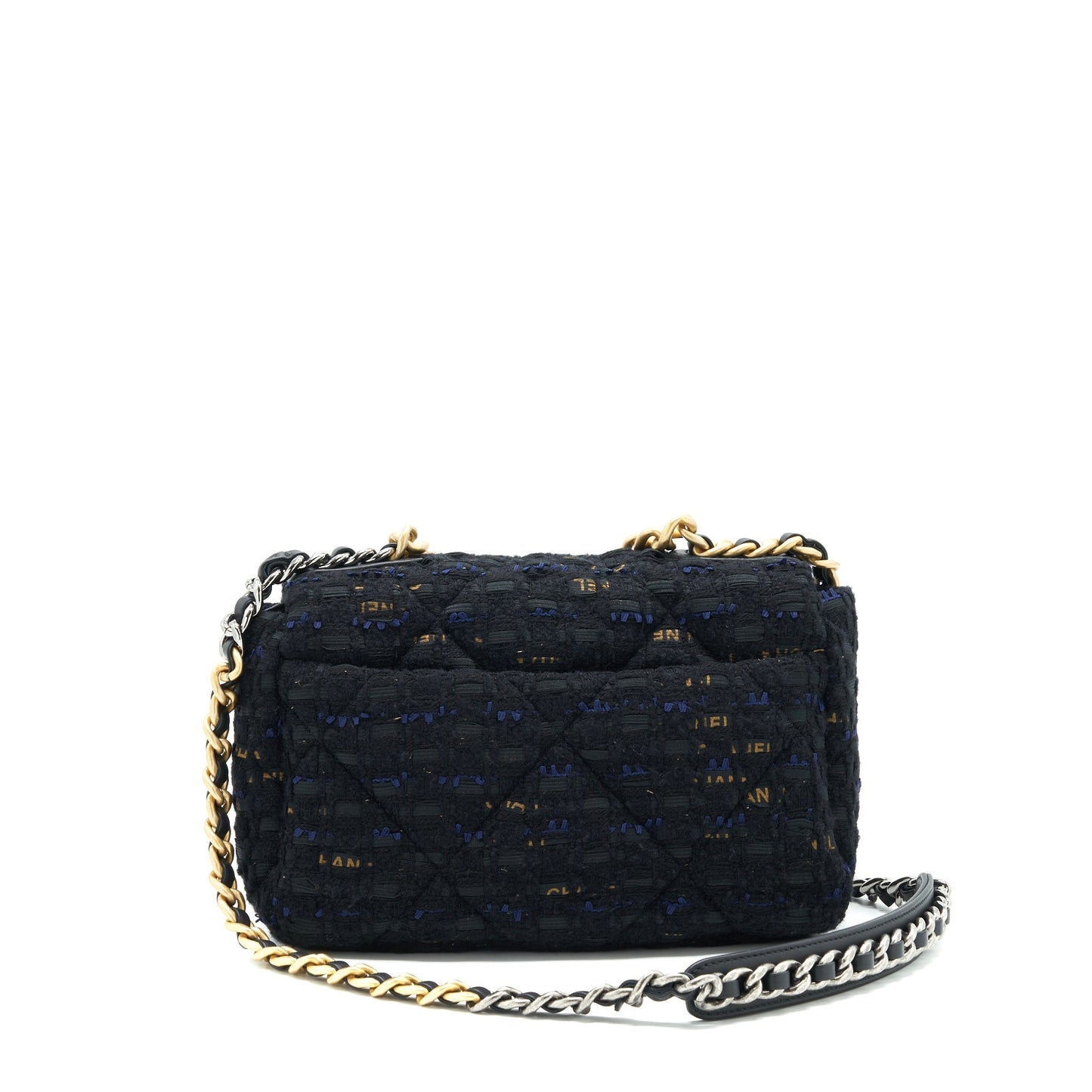 Chanel Tweed 19 Flap Small Shoulder Bag