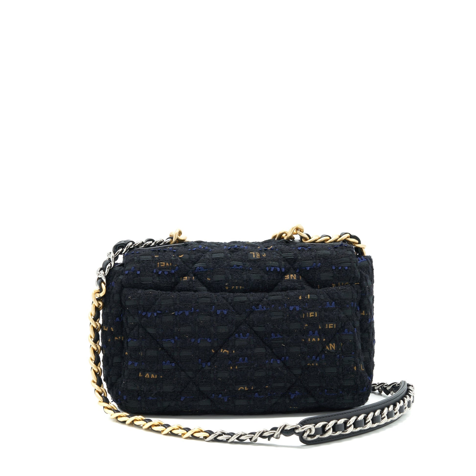 Chanel Tweed 19 Flap Small Shoulder Bag