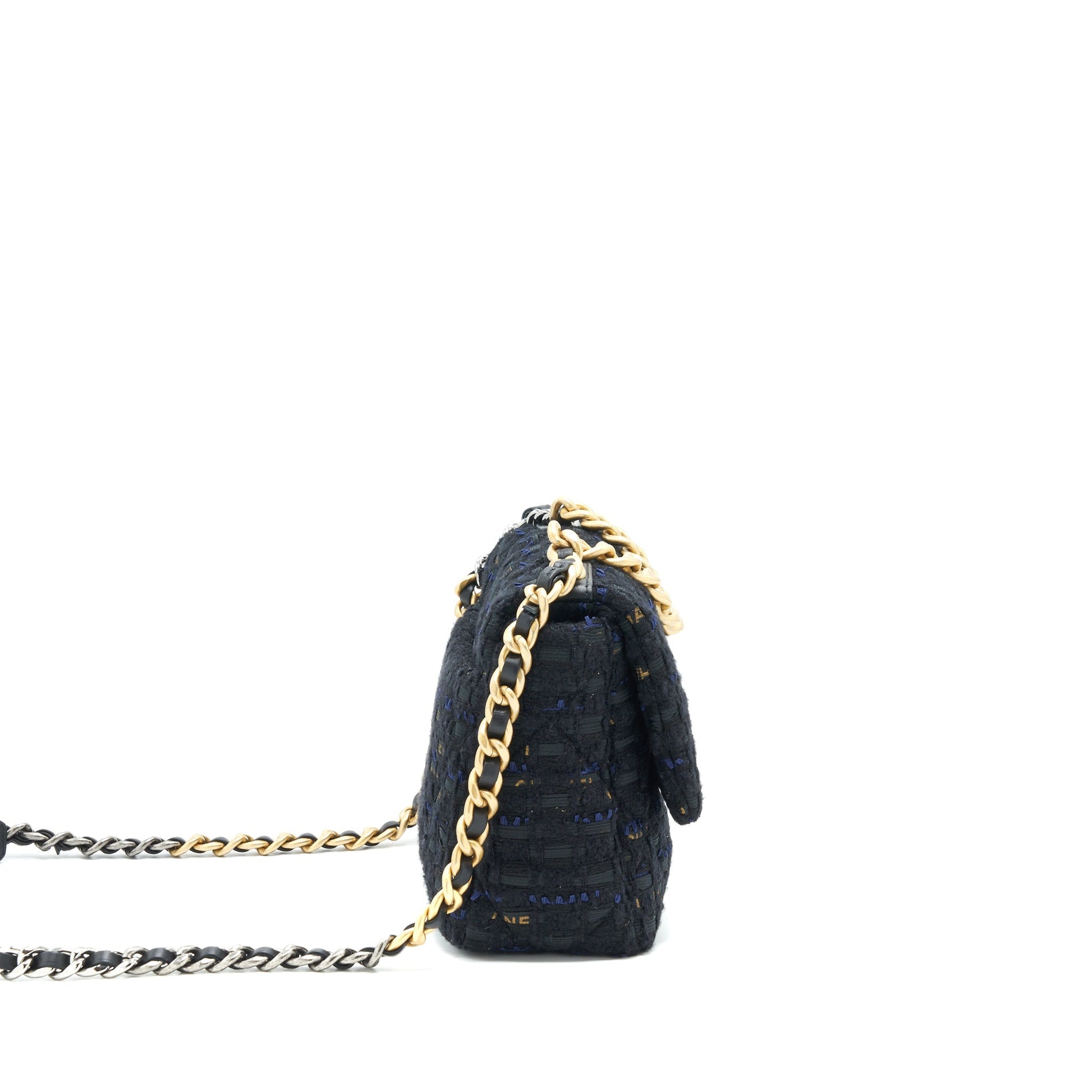 Chanel Tweed 19 Flap Small Shoulder Bag