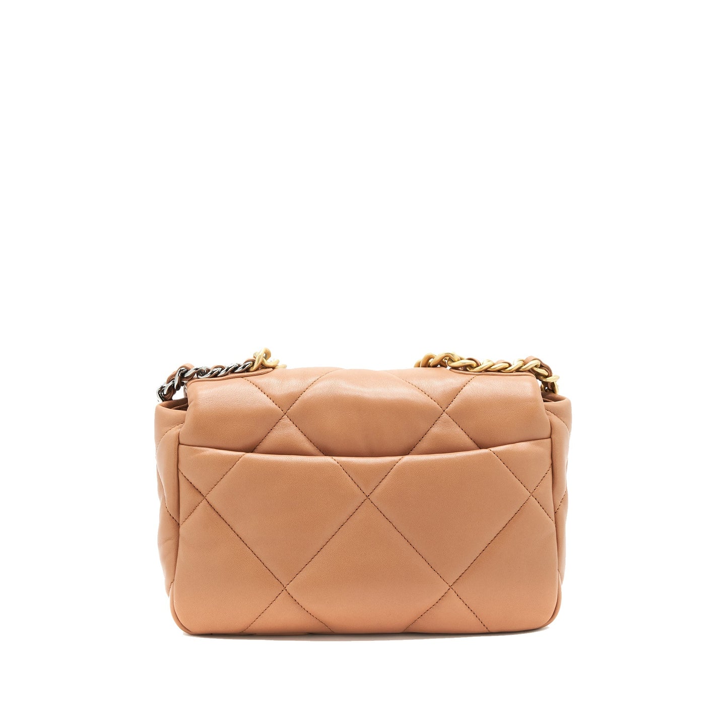 Chanel 21P Caramel 19 Flap GHW Small Shoulder Bag