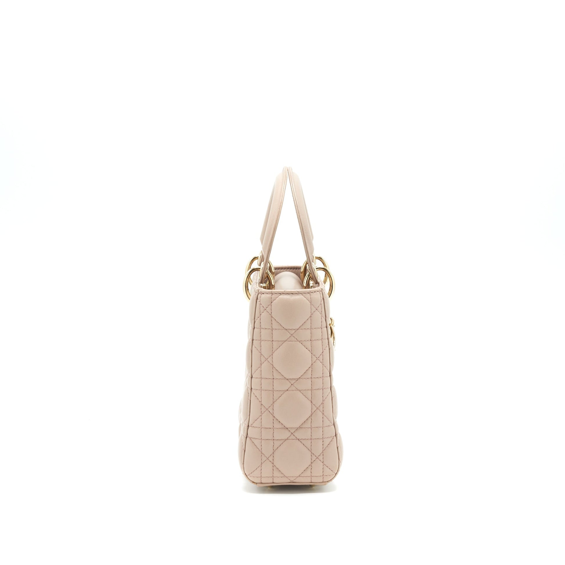 Dior Lady Dark Handbag Beige Small Travel Bag