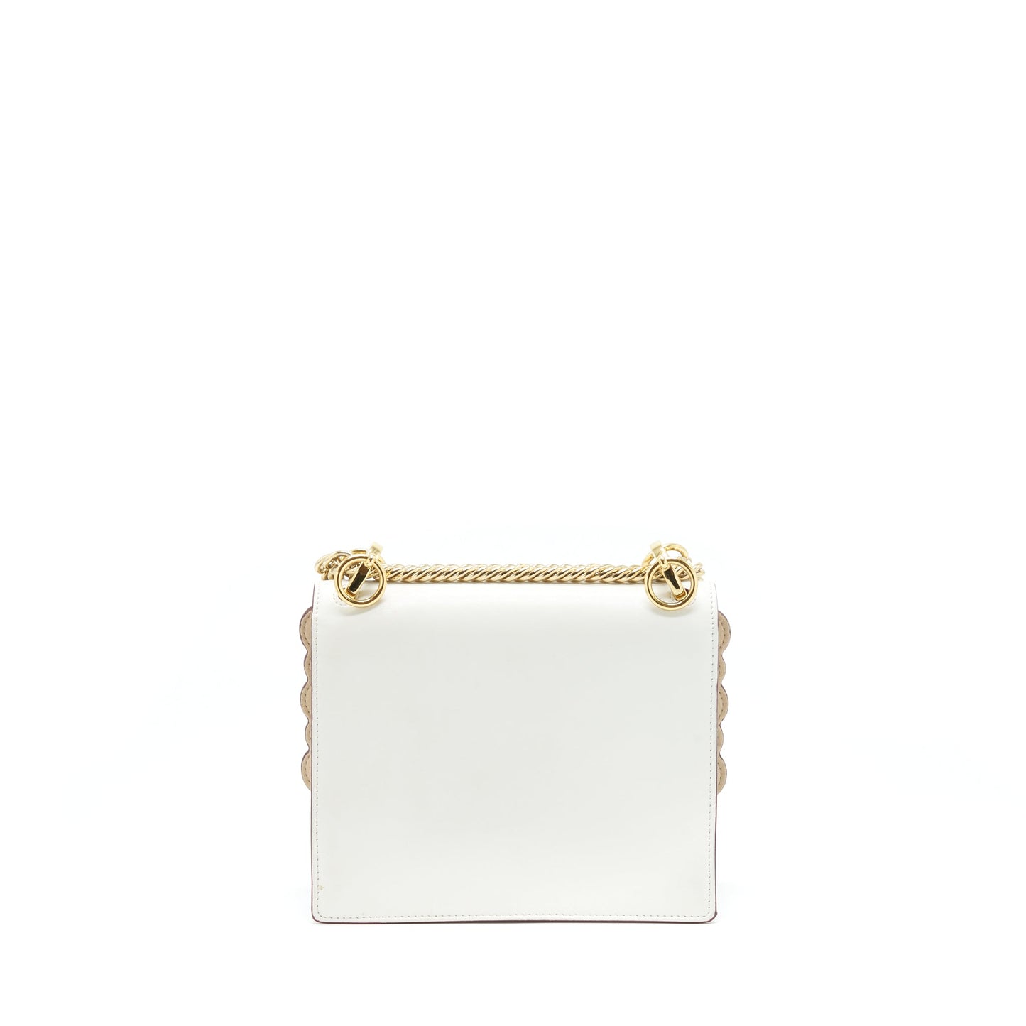 Fendi Kan Purse Multicolour And Hardware White Gold Silver Travel Bag
