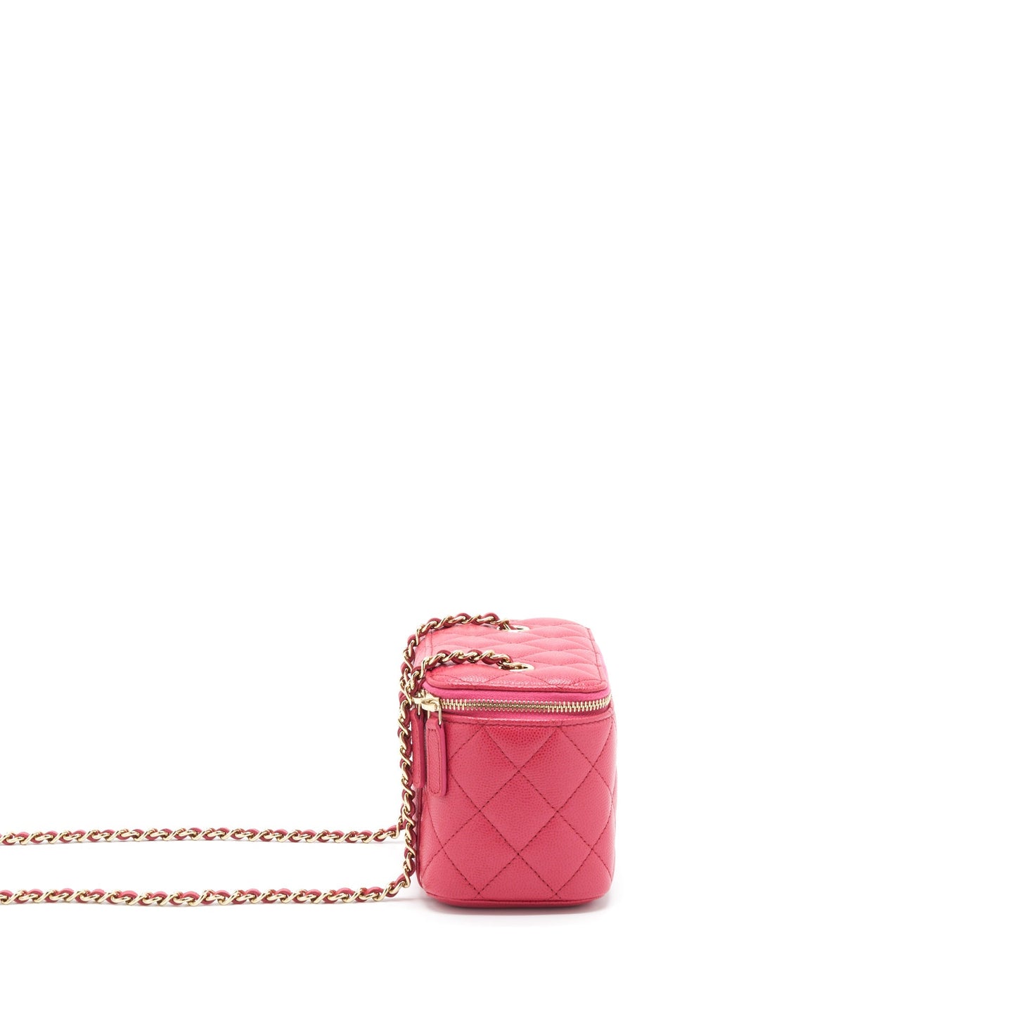 Chanel Long Vanity Caviar LGHW Pink Handbag