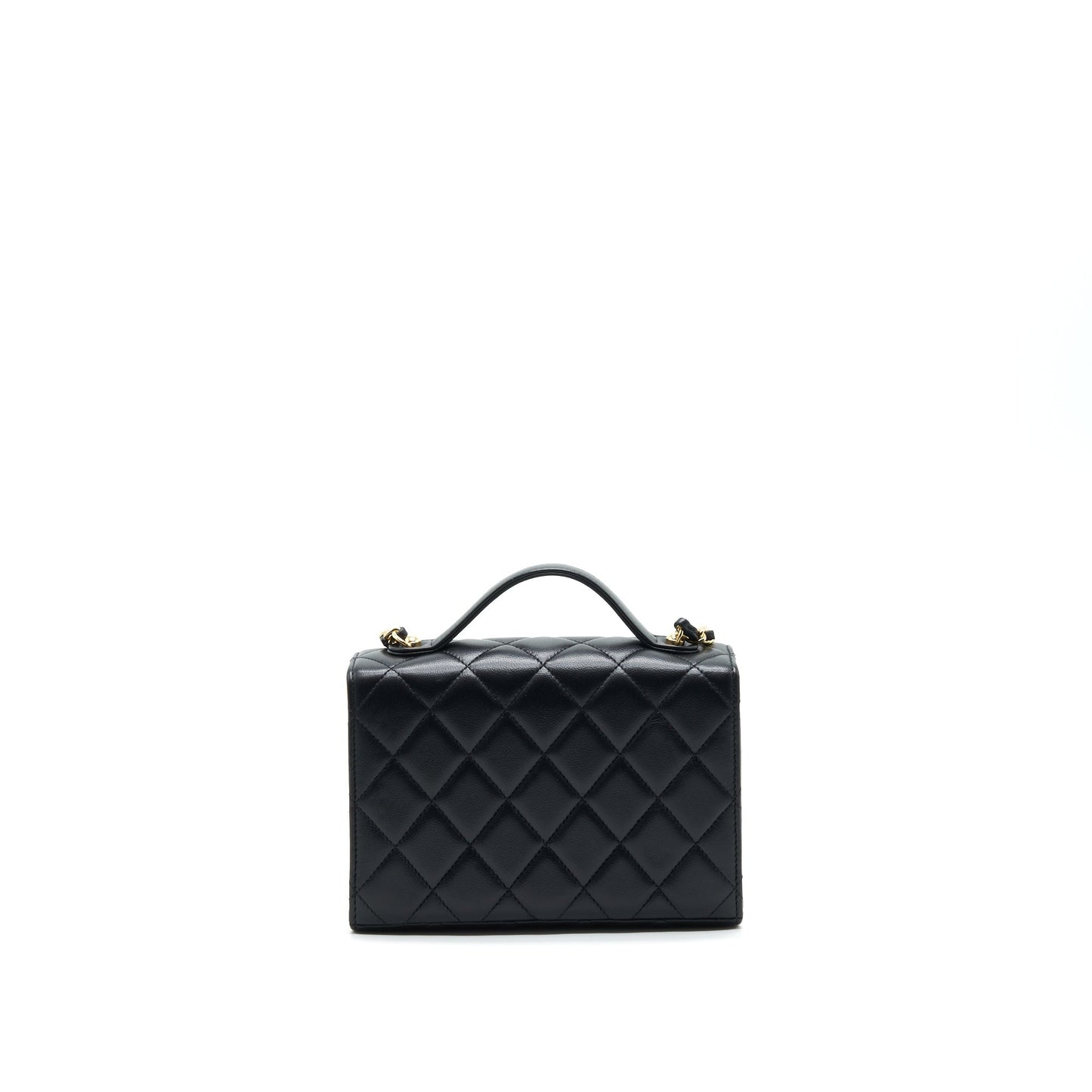 Chanel 21K Black Gold Shoulder Bag