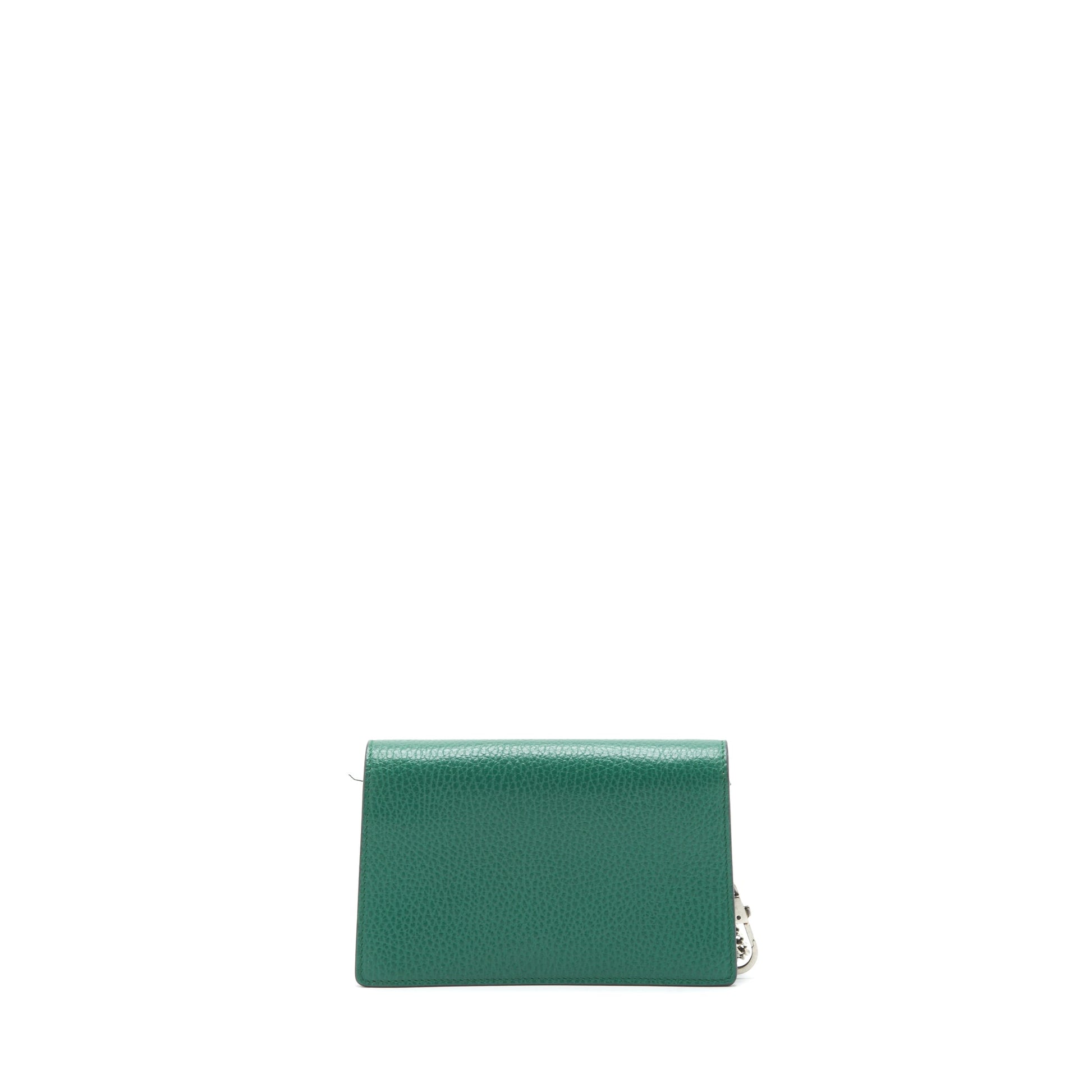 Gucci Super Mini Dionysus And Hardware Handbag Green Gold Travel Bag