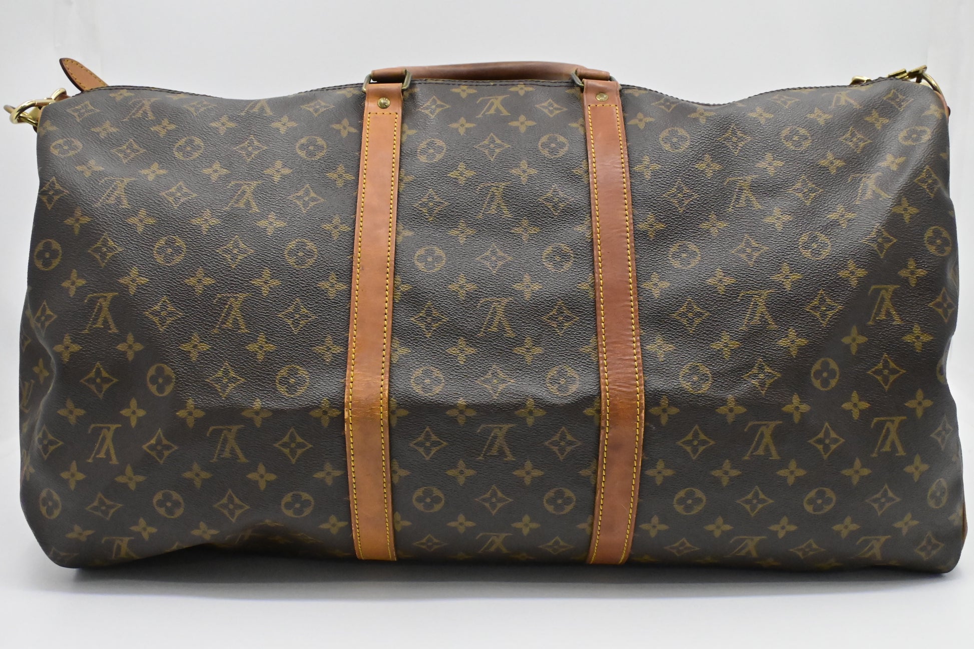 Louis Vuitton Keepall 60 Bandouliere Monogram Canvas Travel Bag
