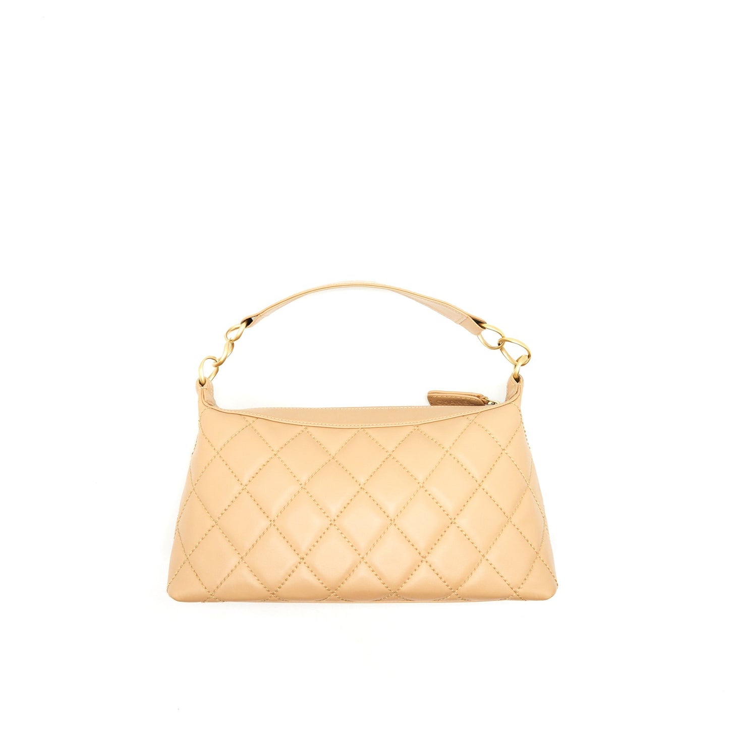 Chanel Quilted Beige Shoulder Bag